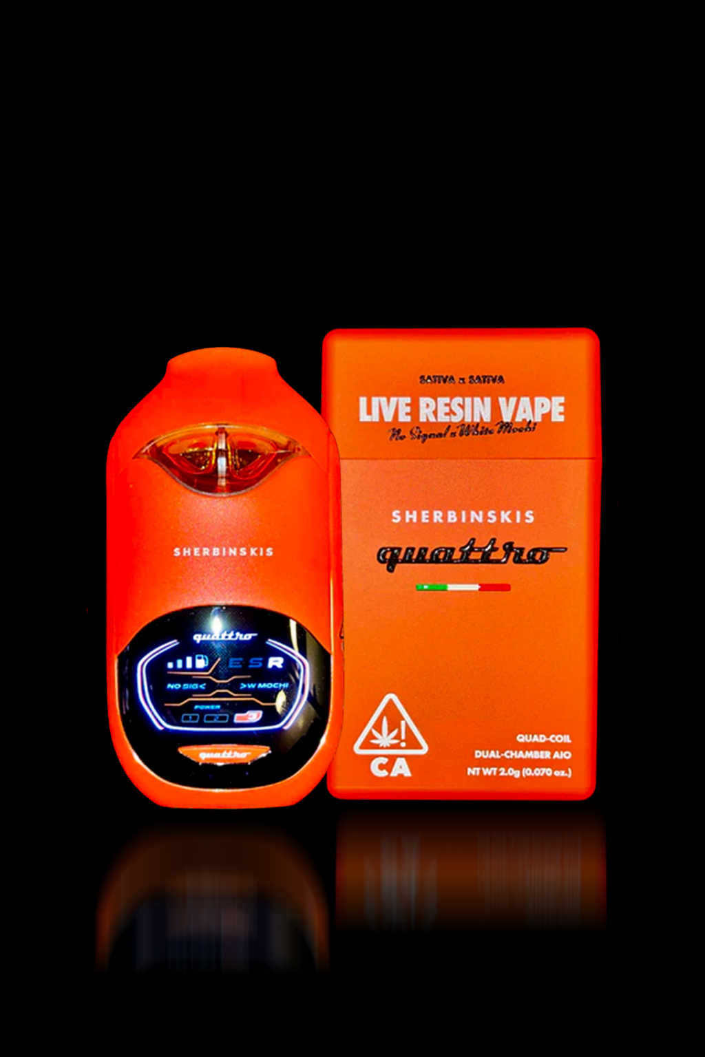 SHERBINSKIS QUATTRO 2G LIVE RESIN DISPOSABLE