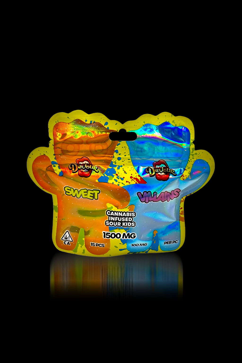 DEVOUR SOUR KIDS 1500MG | 75MG PER PIECE