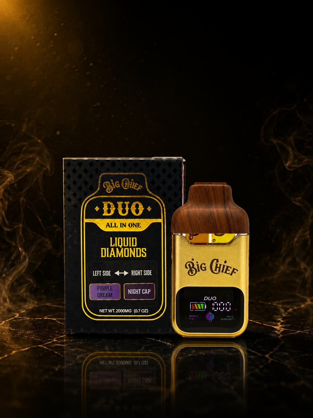 BIG CHIEF MELT DIAMOND + DUAL CHAMBER DISPOSABLE 2G