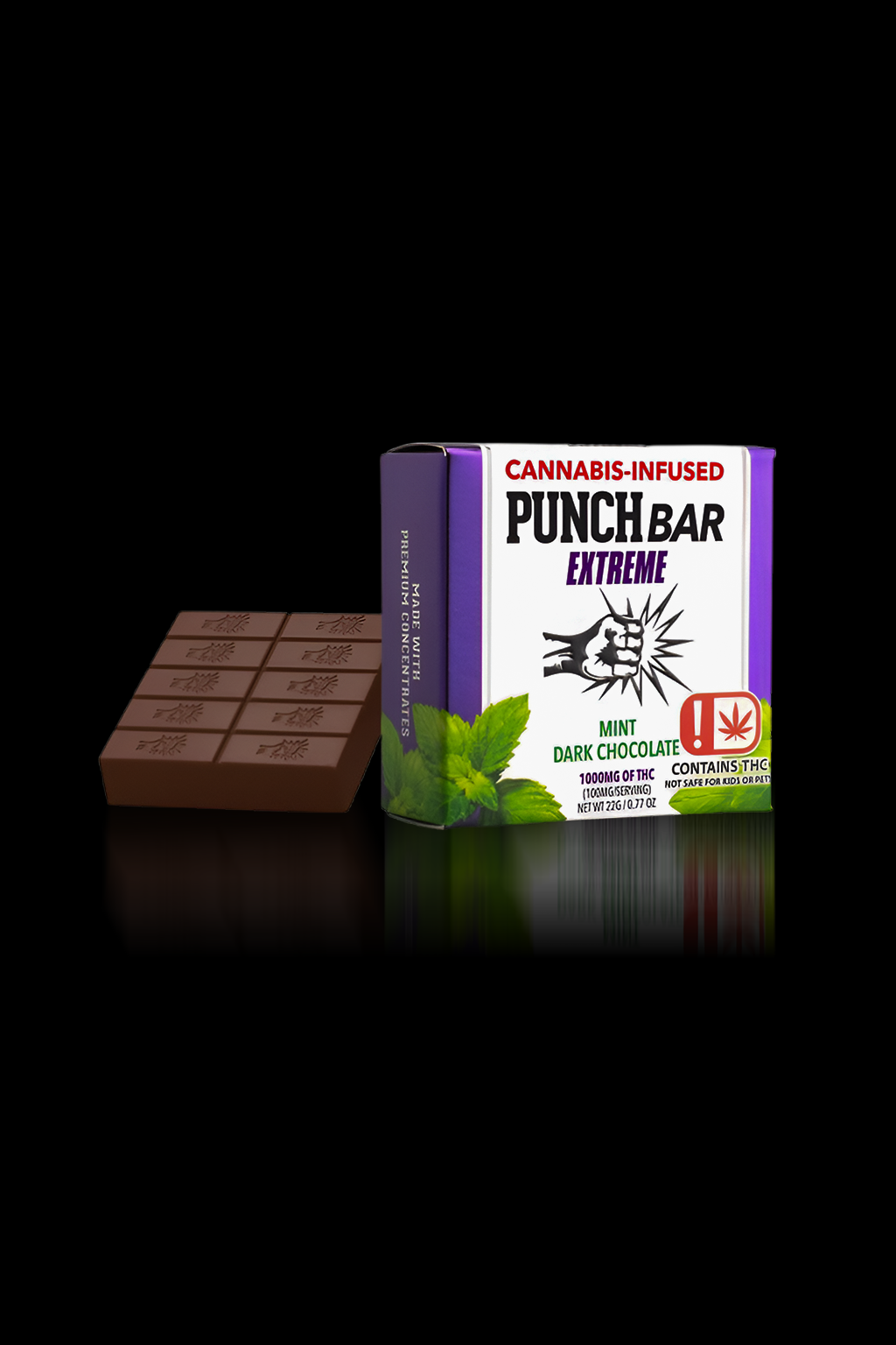 PUNCH BAR CHOCOLATE EXTREME 1000MG