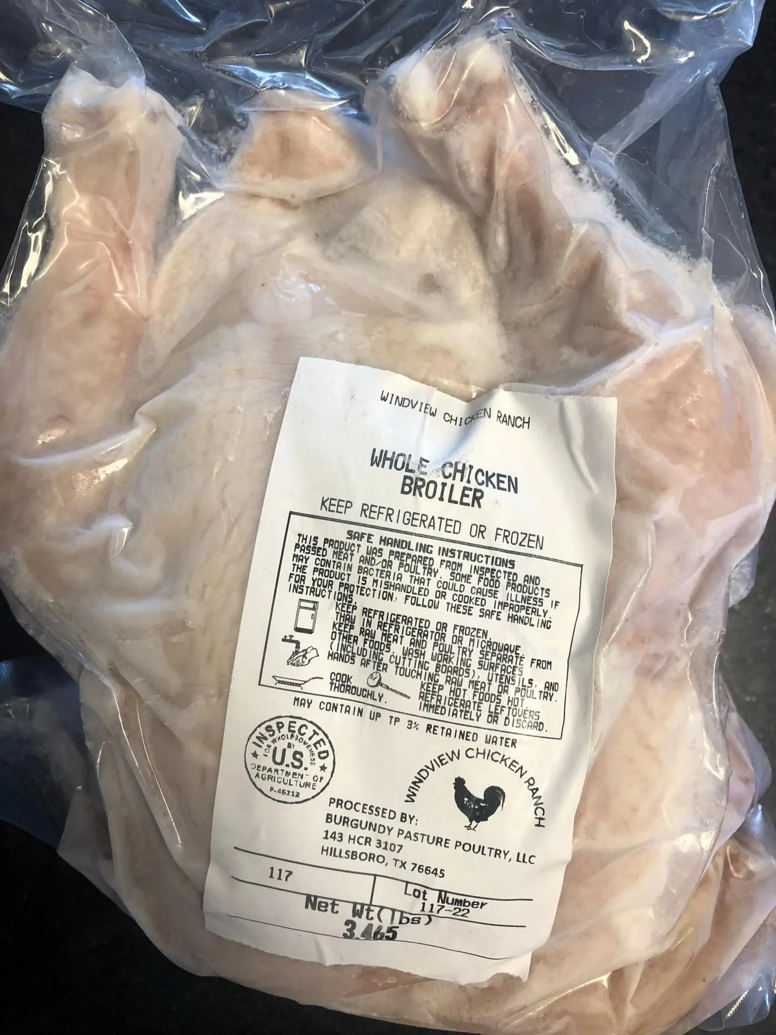 Whole Chicken - NEW SIZE OPTIONS