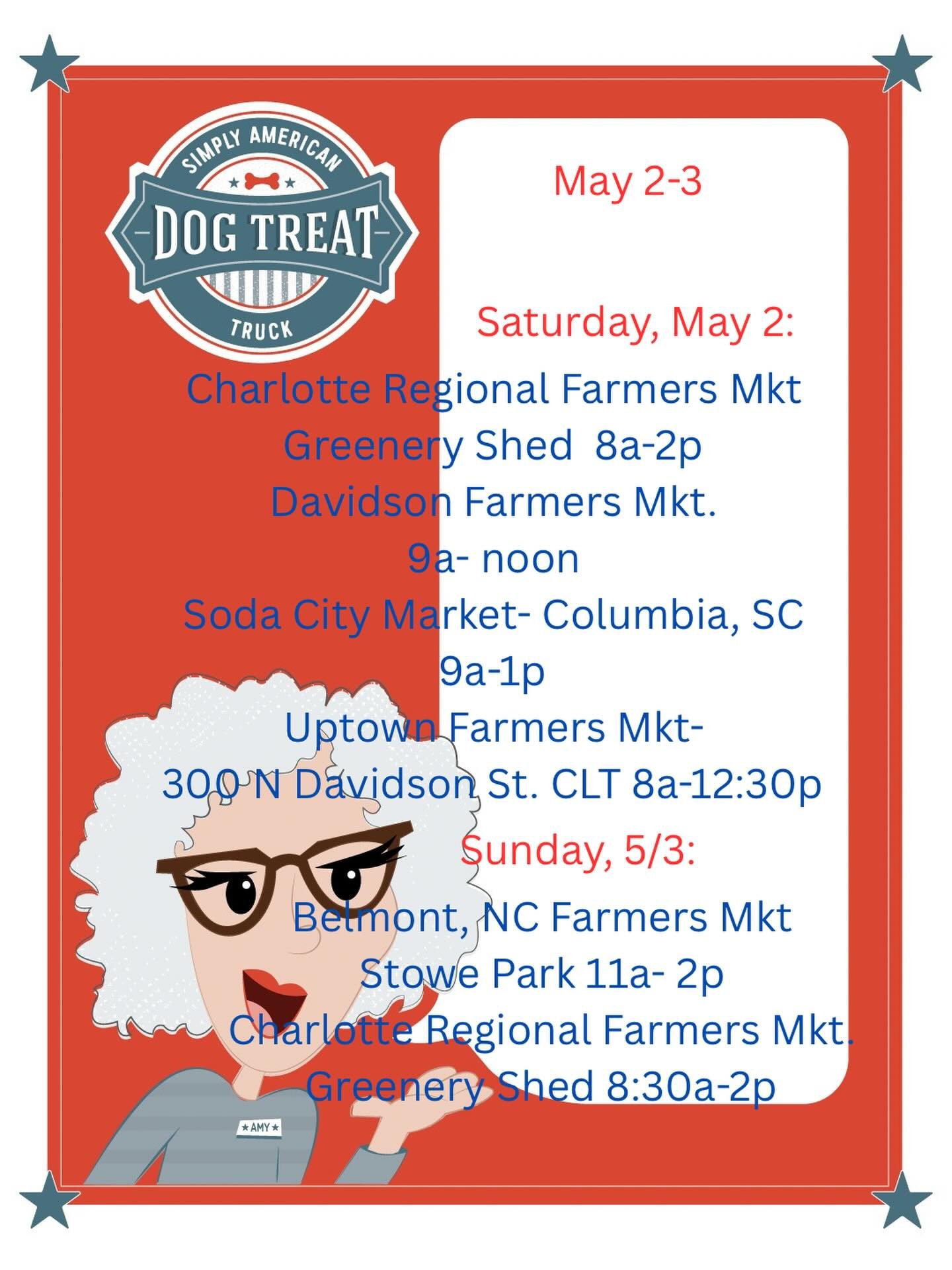 Fill your Treat Jar with us this weekend! #farmersmarket  #limitedingredientdogtreats #gottobenc #sodacity