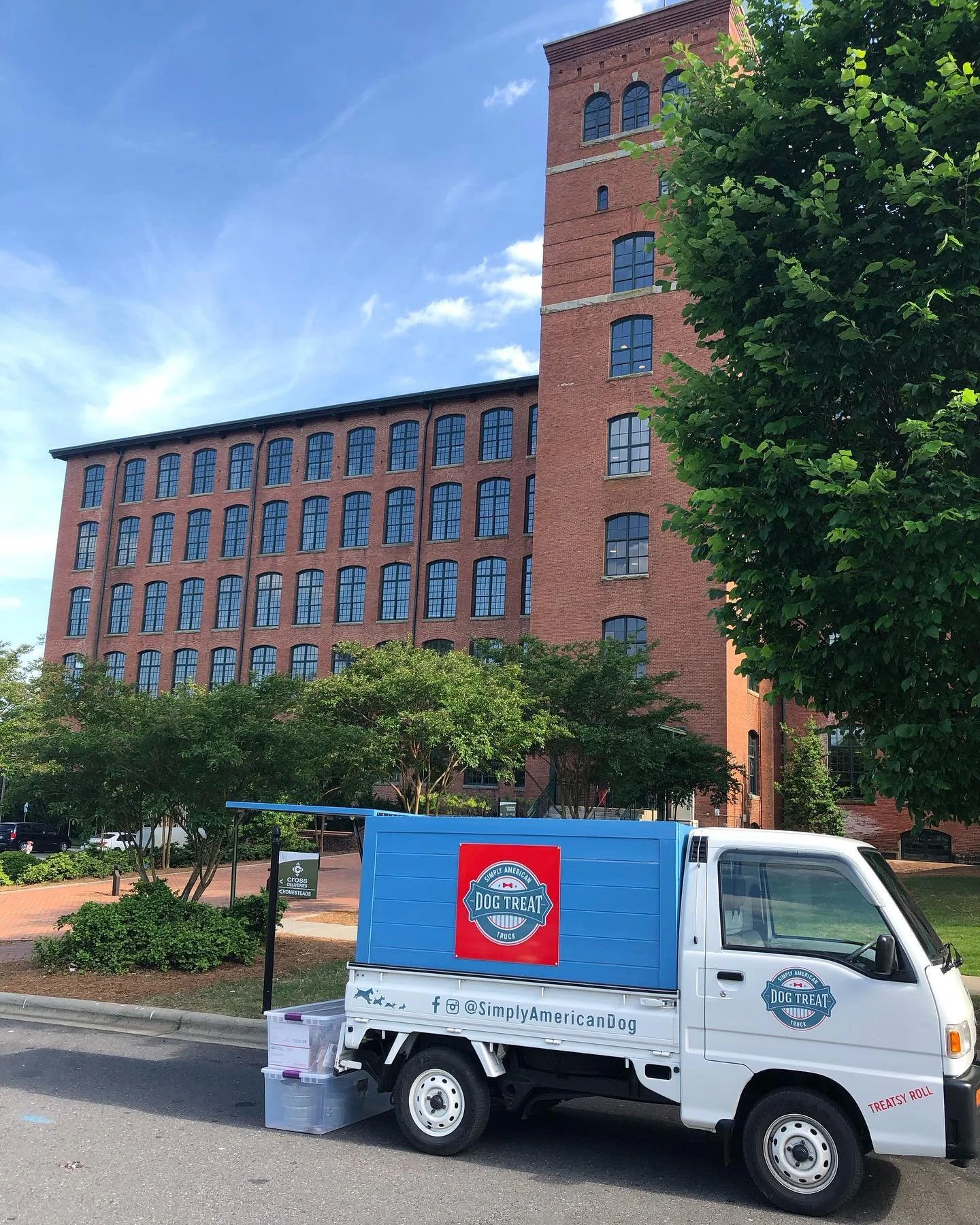 Simply American Dog Treat Truck Mobile Treat Truck For Dogs in North Carolina