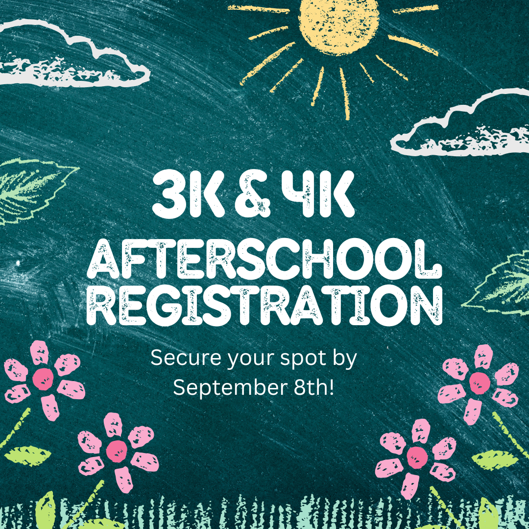 3K & 4K After School Registration