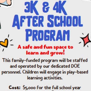 3K & 4K After School Registration