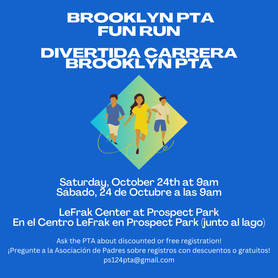 Brooklyn PTA Fun Run / Divertida Carrera Brooklyn PTA