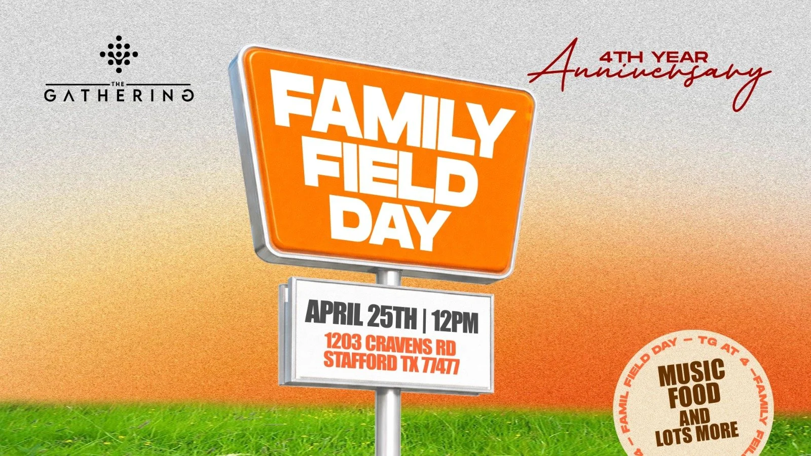 ⁠4th Anniversary Field Day
