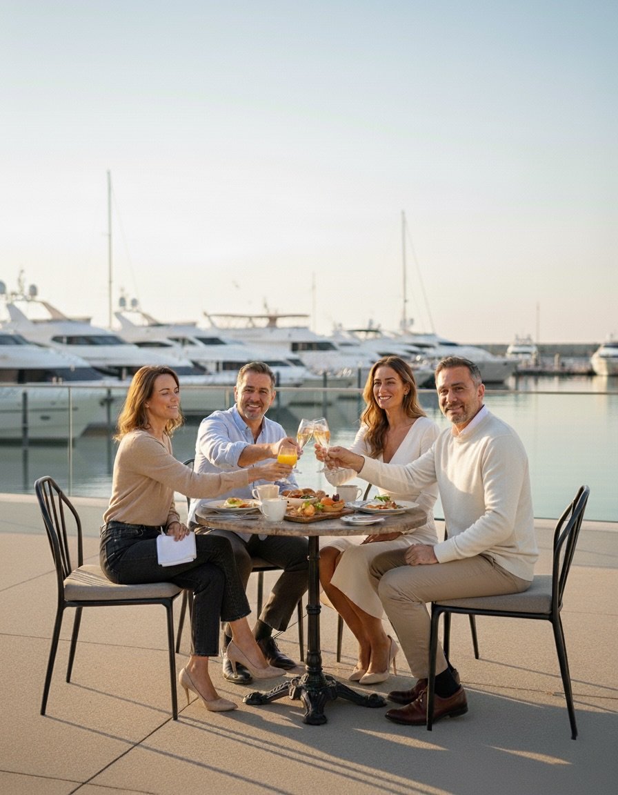 Morning to evening, Dining &amp; Drinks on the Promenade is an exceptional experience designed for casual meetings and social evenings. Soon.

#onthepromenade #waterfrontcitydbayeh #seasideliving #diningcocktails