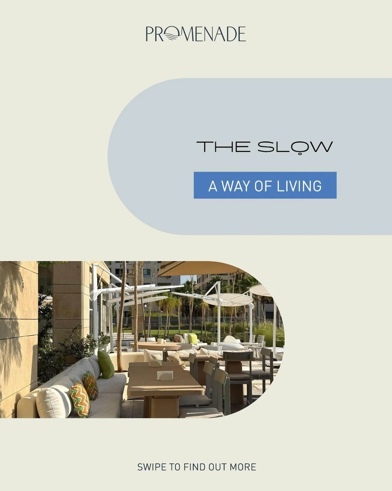The Slow brings a thoughtful rhythm to everyday living, where time stretches and every detail is shaped with intention. On the Promenade, it&rsquo;s a place to pause.

#onthepromenade #waterfrontcitydbayeh #seasideliving #diningcocktails