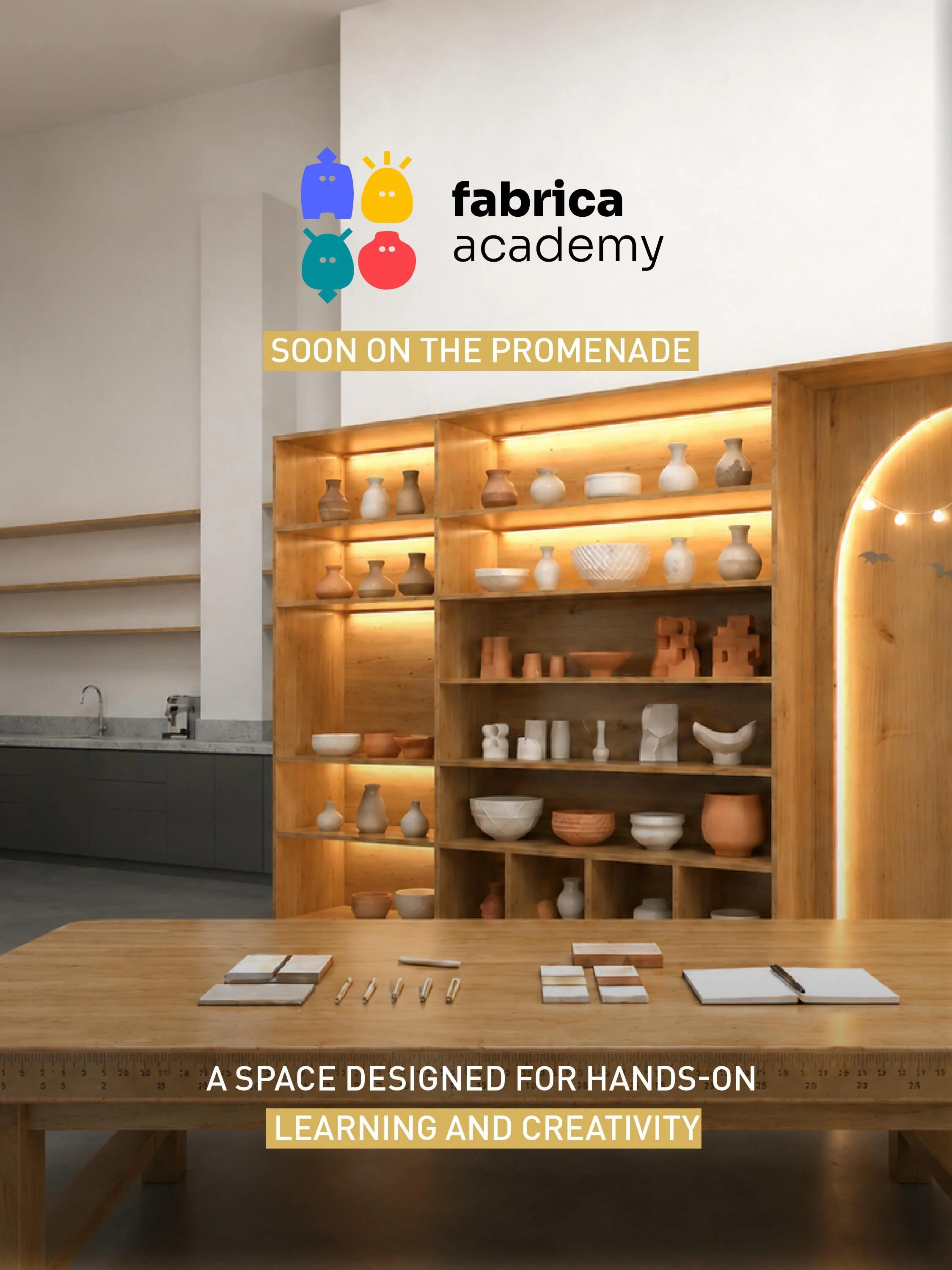 Edu-Play on the Promenade brings you a learning environment designed with intention, where children explore, experiment, build, and create through hands-on experiences and purpose-built labs.
Fabrica Academy @fabrica_academy , with its 4 different la