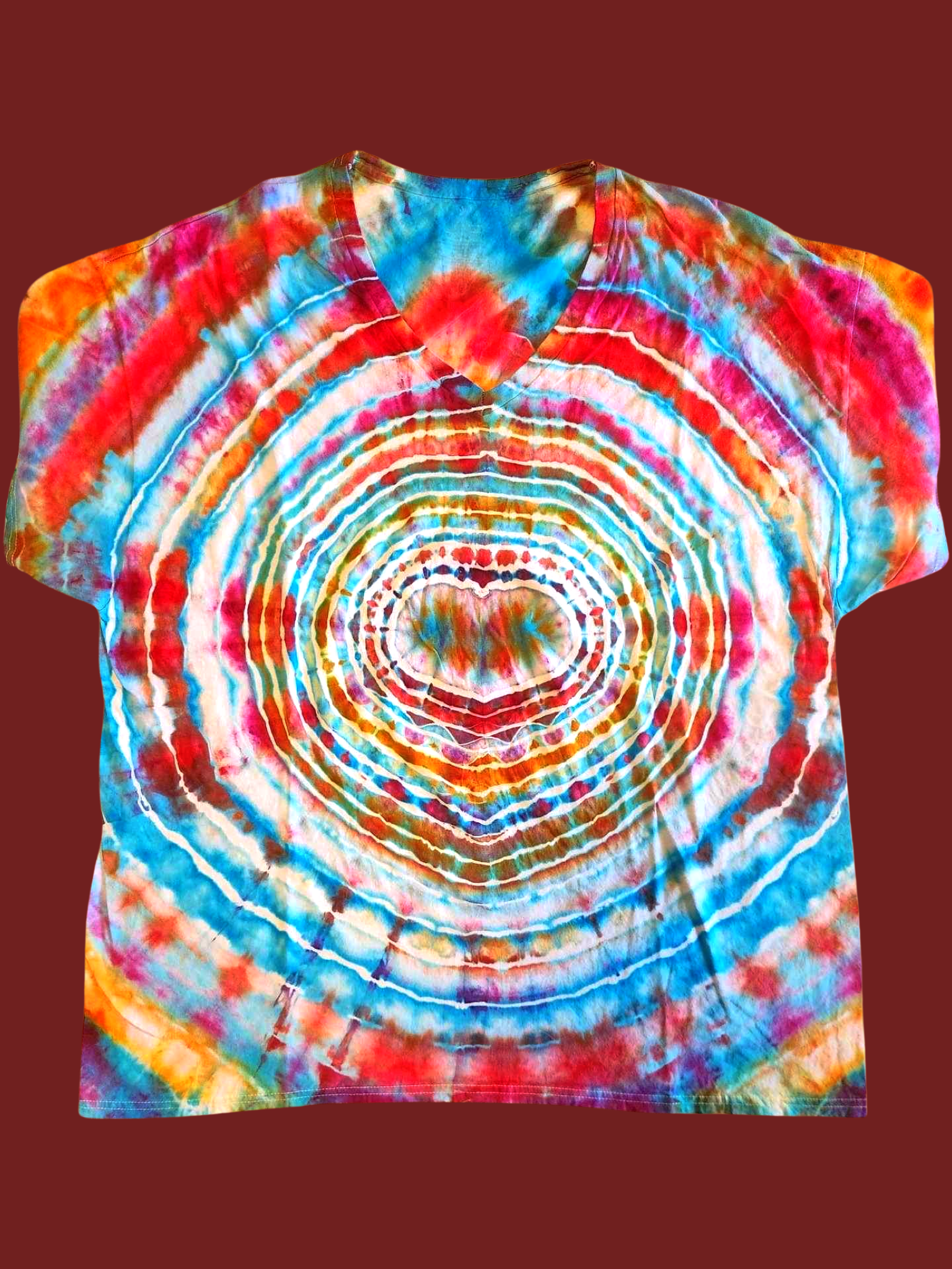 Rippling Heart Vneck 2XL
