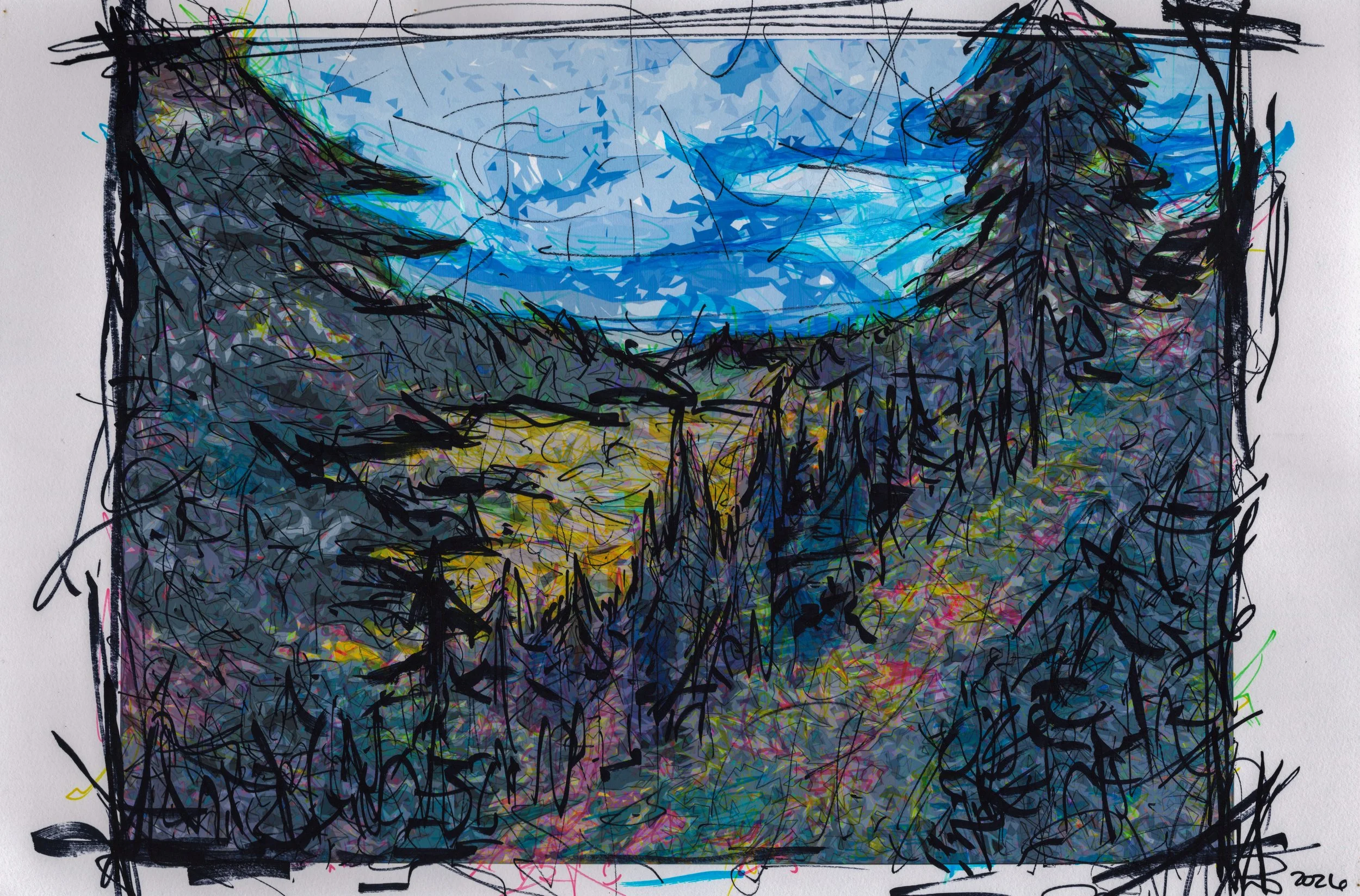 Lassen Bumpass Hell Scribble Drawing.jpg