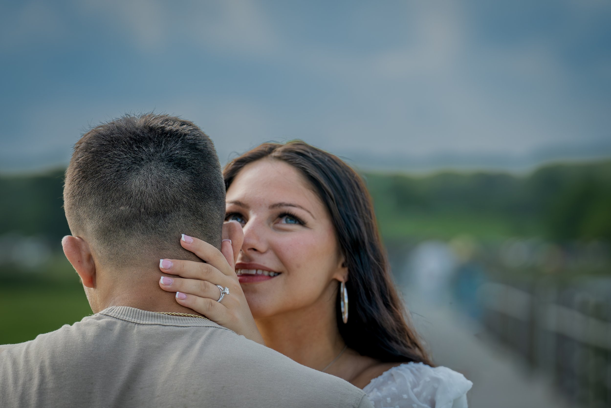 Engagement session photographed at Silver Sands State Park in Milford, CT by Connecticut engagement photographer 1 Lens Media.