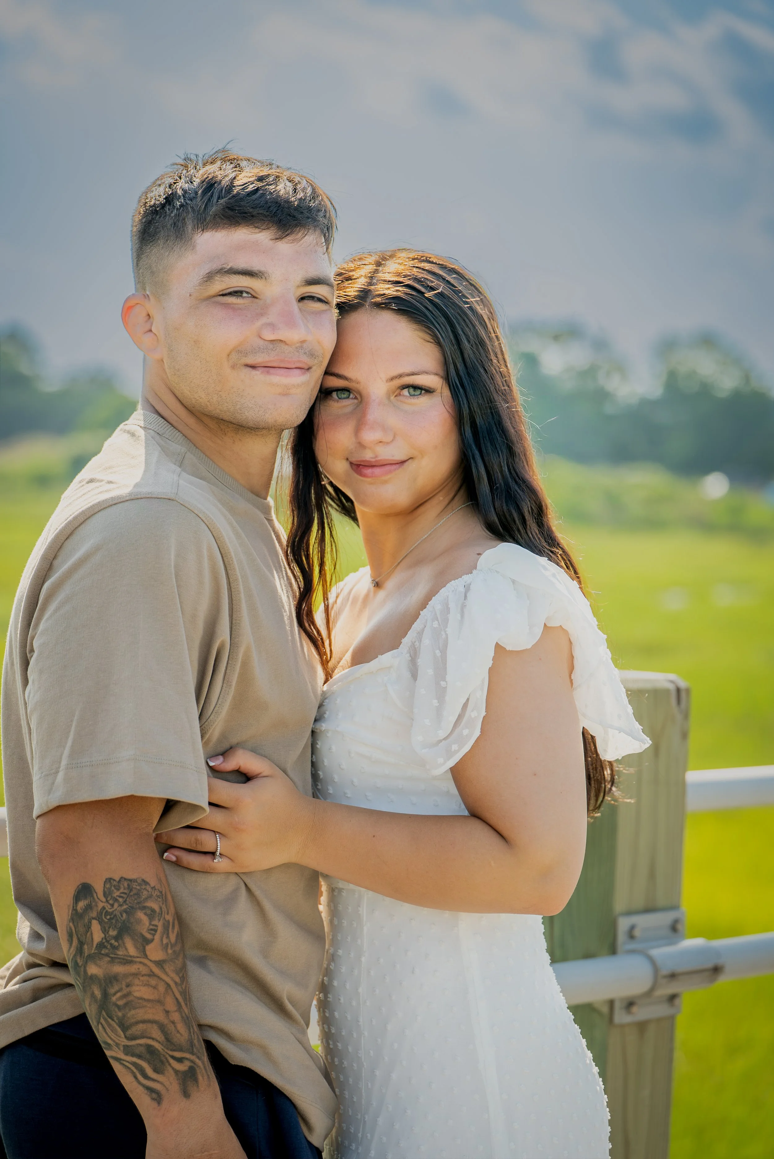 Engagement session photographed at Silver Sands State Park in Milford, CT by Connecticut engagement photographer 1 Lens Media.