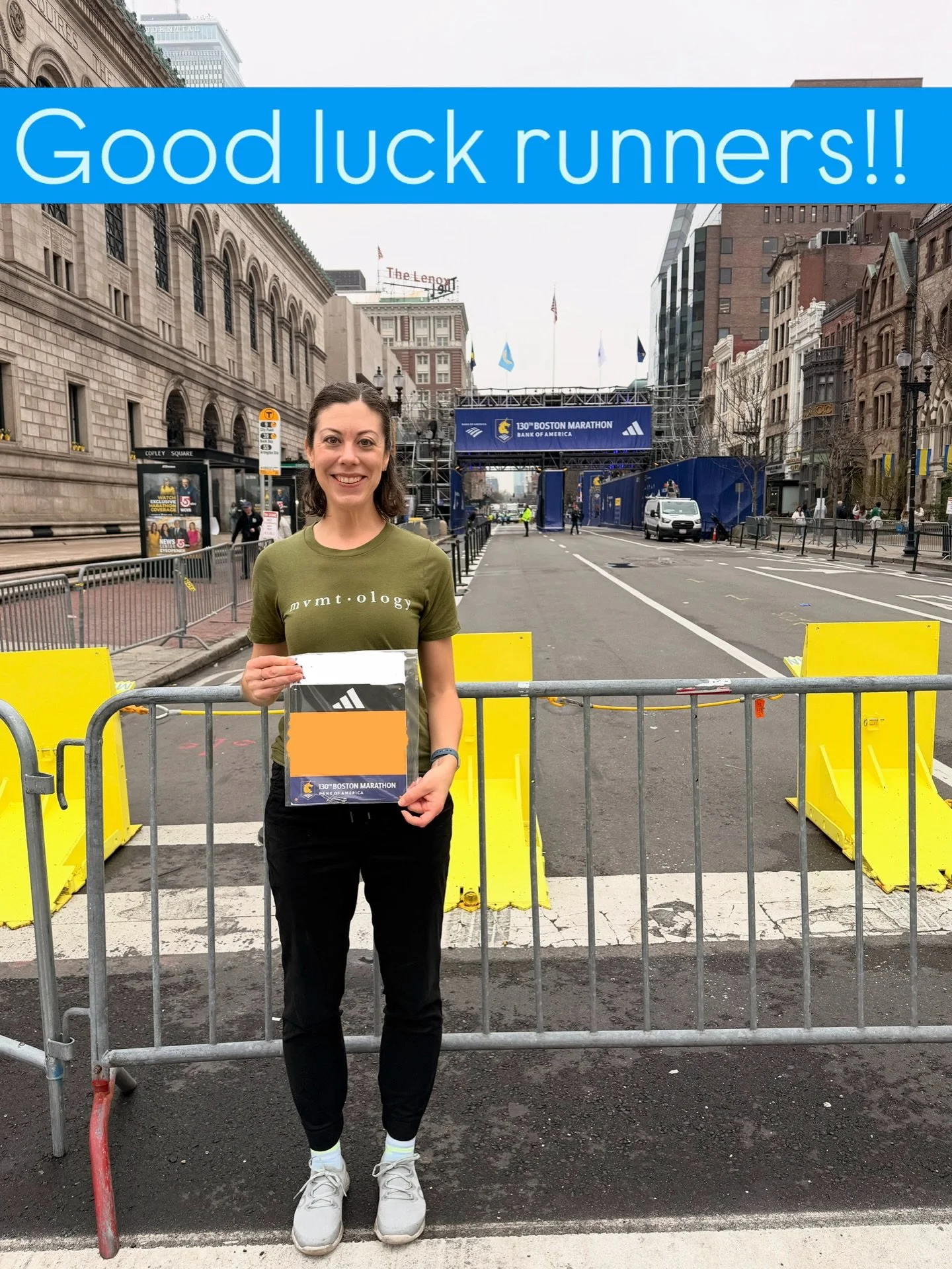 Congrats to all the runners who put in the hard work to make it to the starting line tomorrow. Well done!! And a special shoutout to @maytoautumn who&rsquo;s running her first Boston and exceeded her fundraising goal for the @flutiefdn. Looking forwa