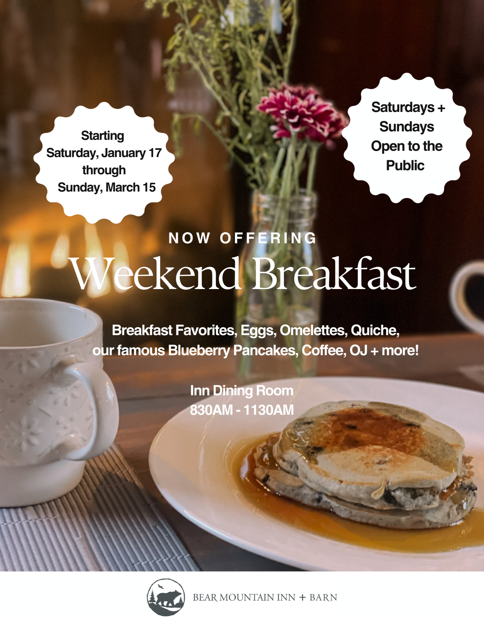 Signature Breakfast - Open to the Public! 