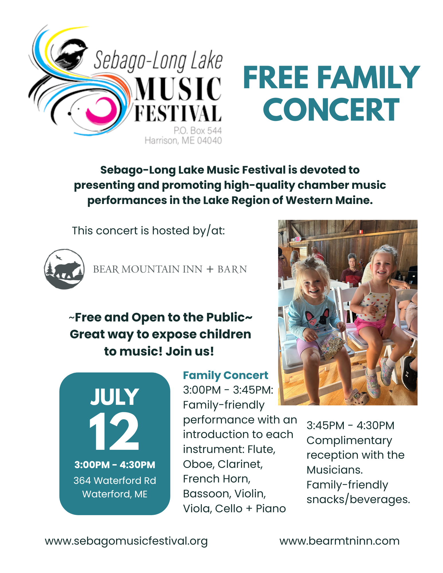 Complimentary Family Concert