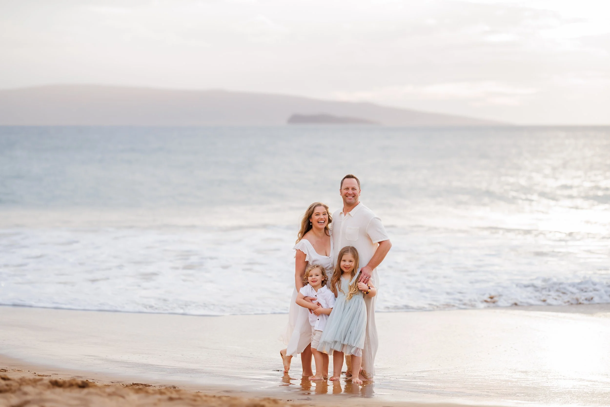 Playful Family Session at Po‘olenalena Beach in Wailea ~ Lynch ‘Ohana
