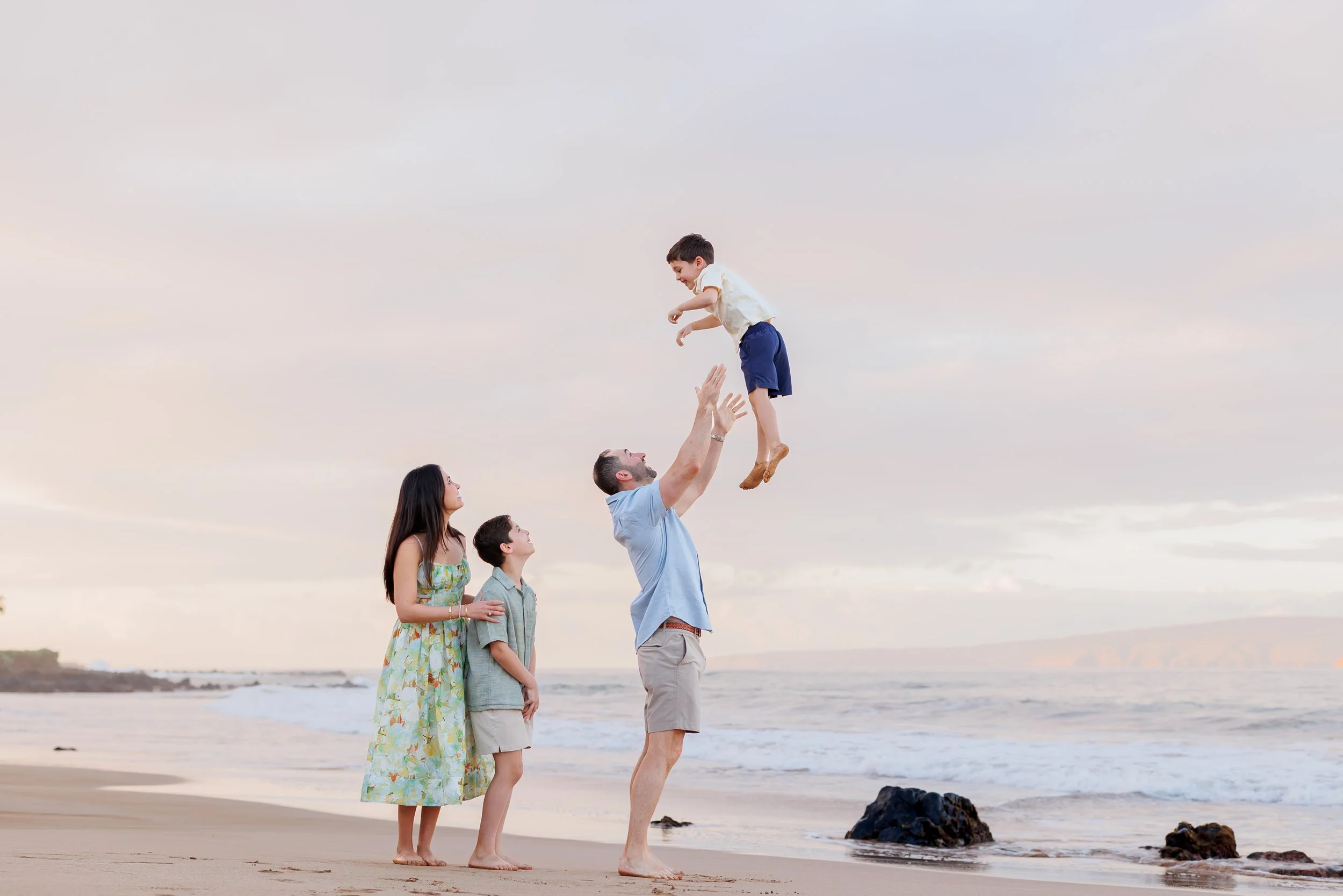 Maui Family Photography at Polo Beach ~ Boss ‘Ohana