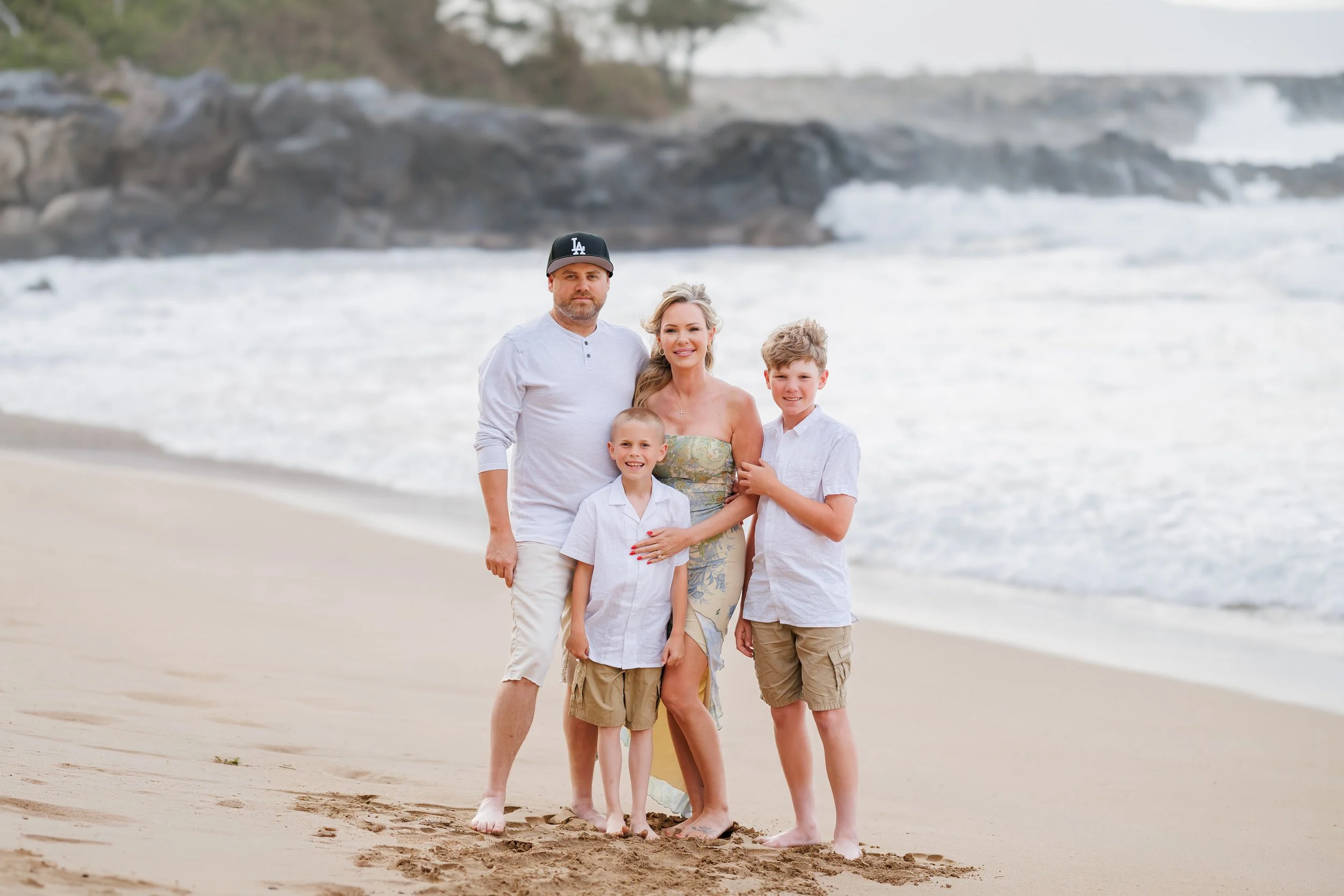 Fleming Beach Family Session | Lewis ‘Ohana