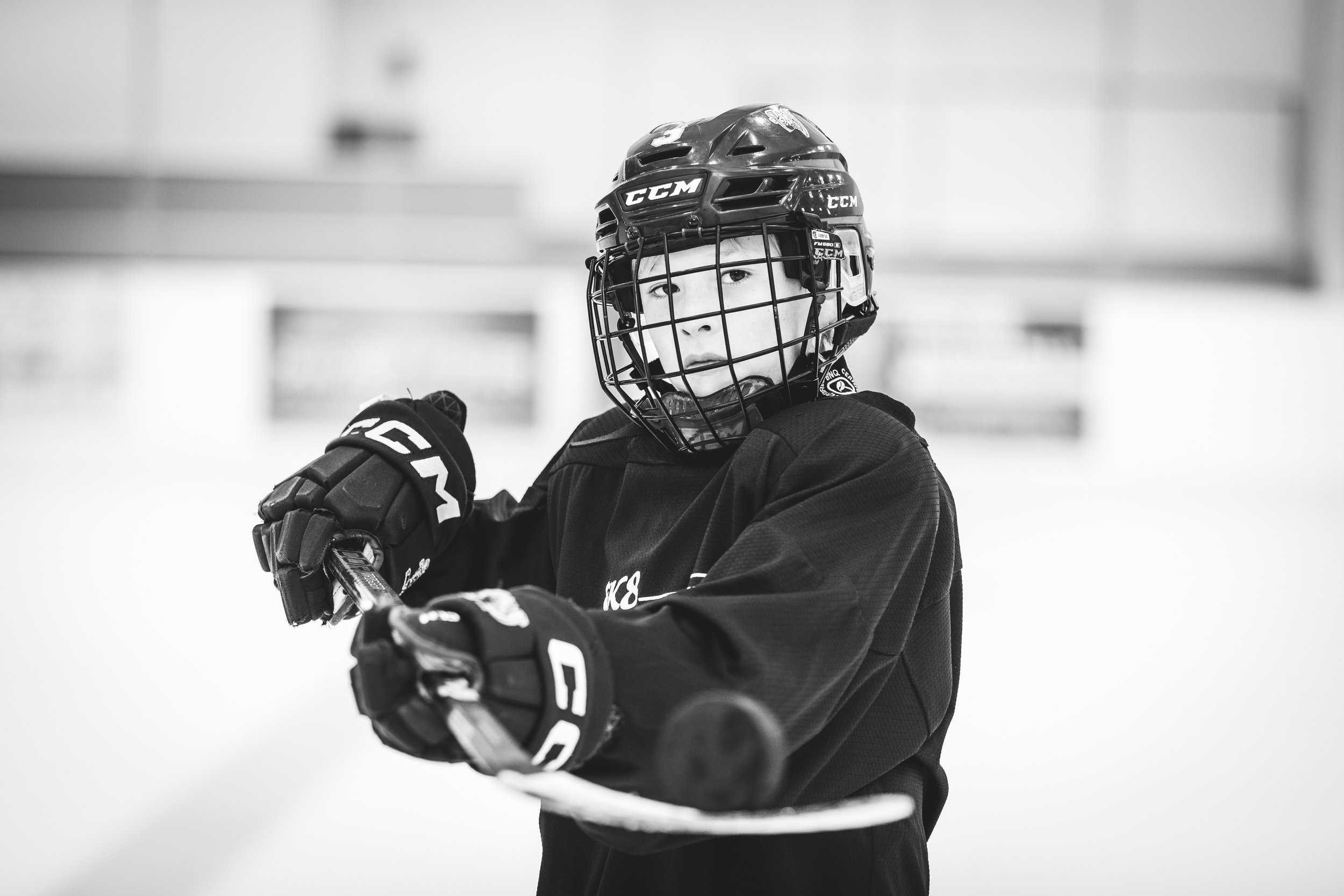 Hockey Edges & Power with a puck.