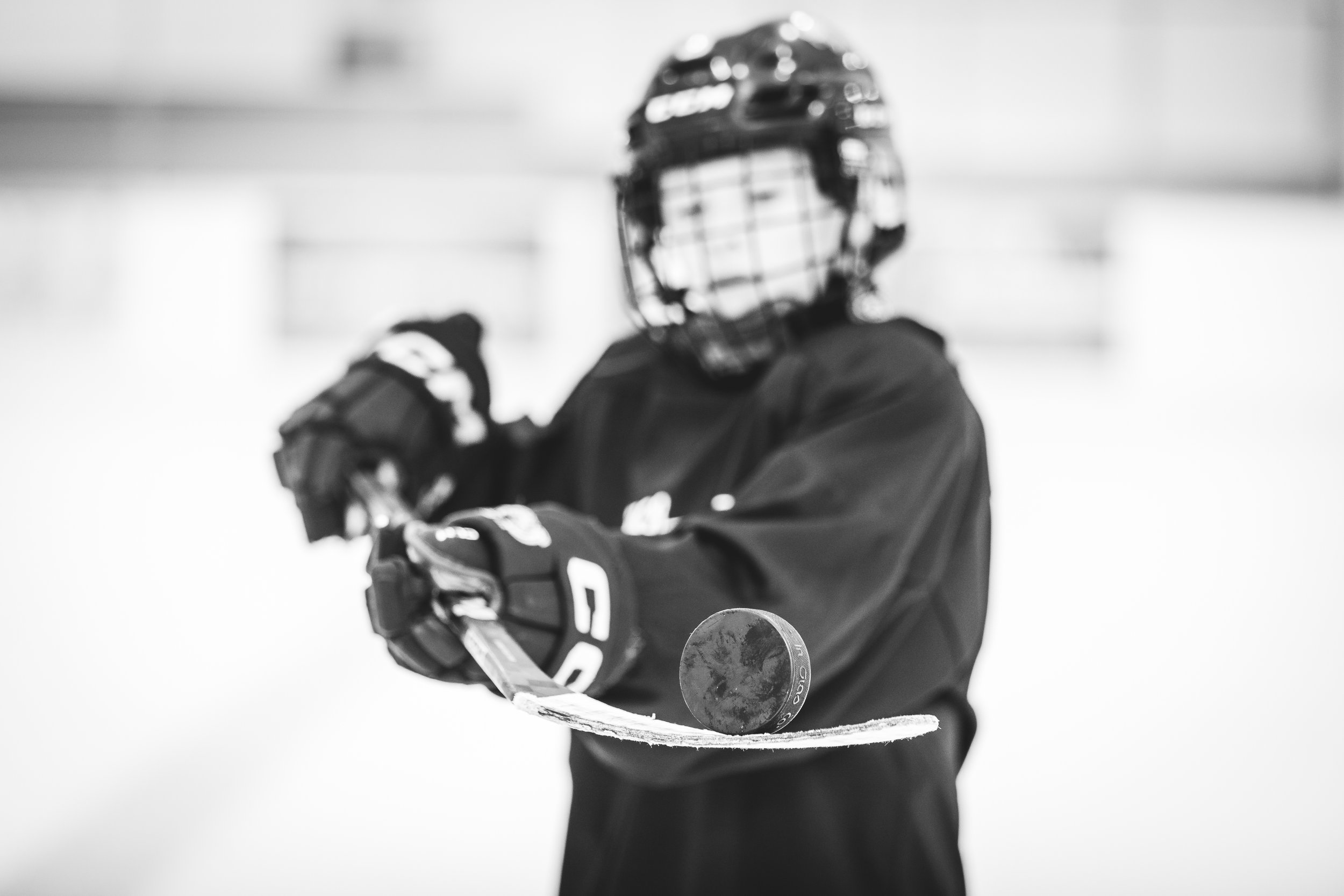 Hockey Edges & Power with a puck.