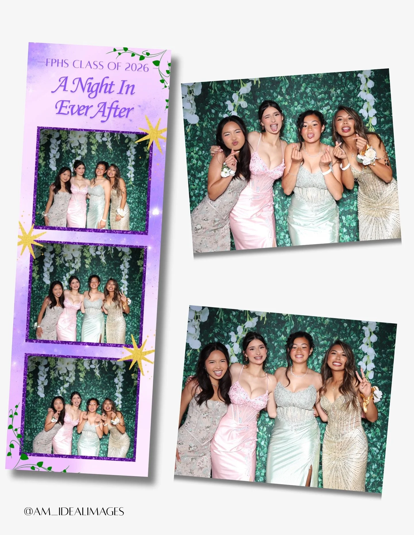 Prom night memories, captured perfectly ✨📸
Check out the fun, laughs, and unforgettable moments from the booth then book us for your next event! 🎉

Bookings Available for 2026-2027 📅  Just DM &ldquo;Book Now &ldquo; for an instant link 🔗 
📧 amid