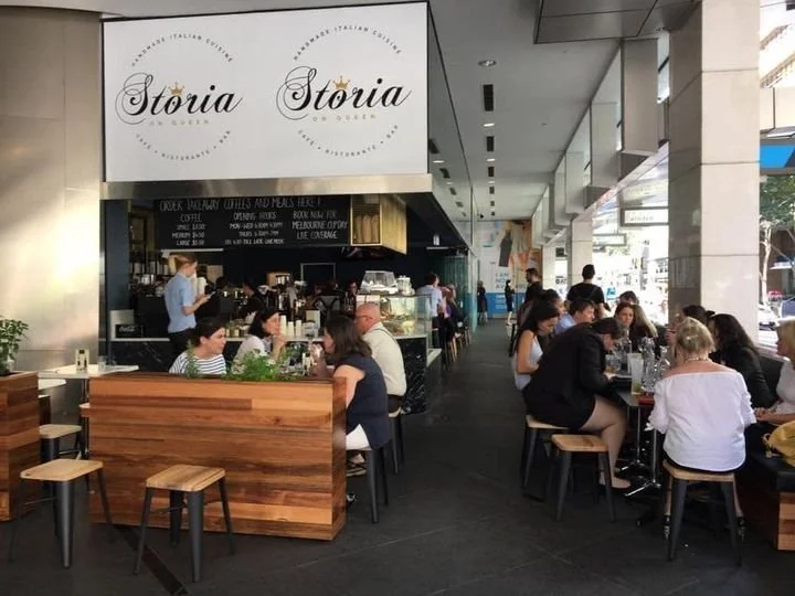 Storia on Queen Italian restaurant for breakfast Brisbane CBD on Queen Street