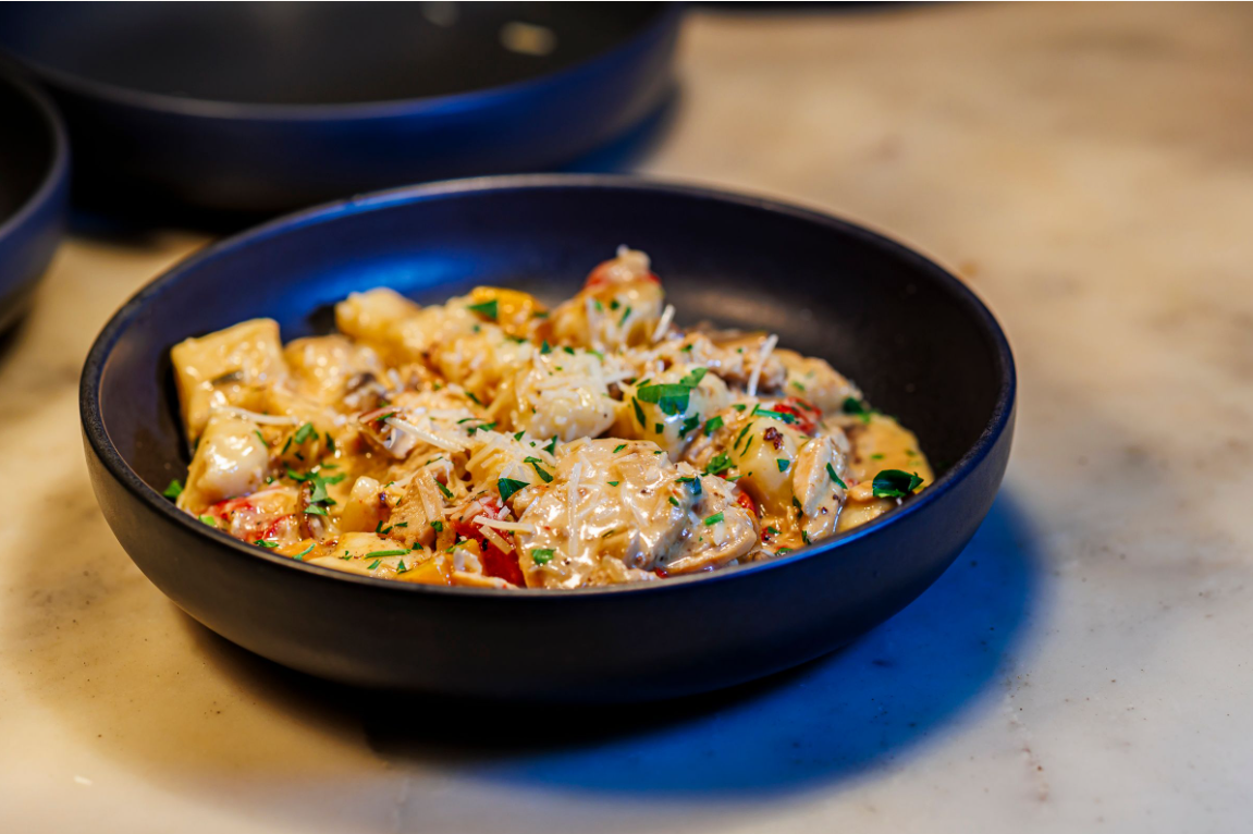 House-made gnocchi at Storia on Queen, one of the best Italian restaurants for lunch in Brisbane CBD