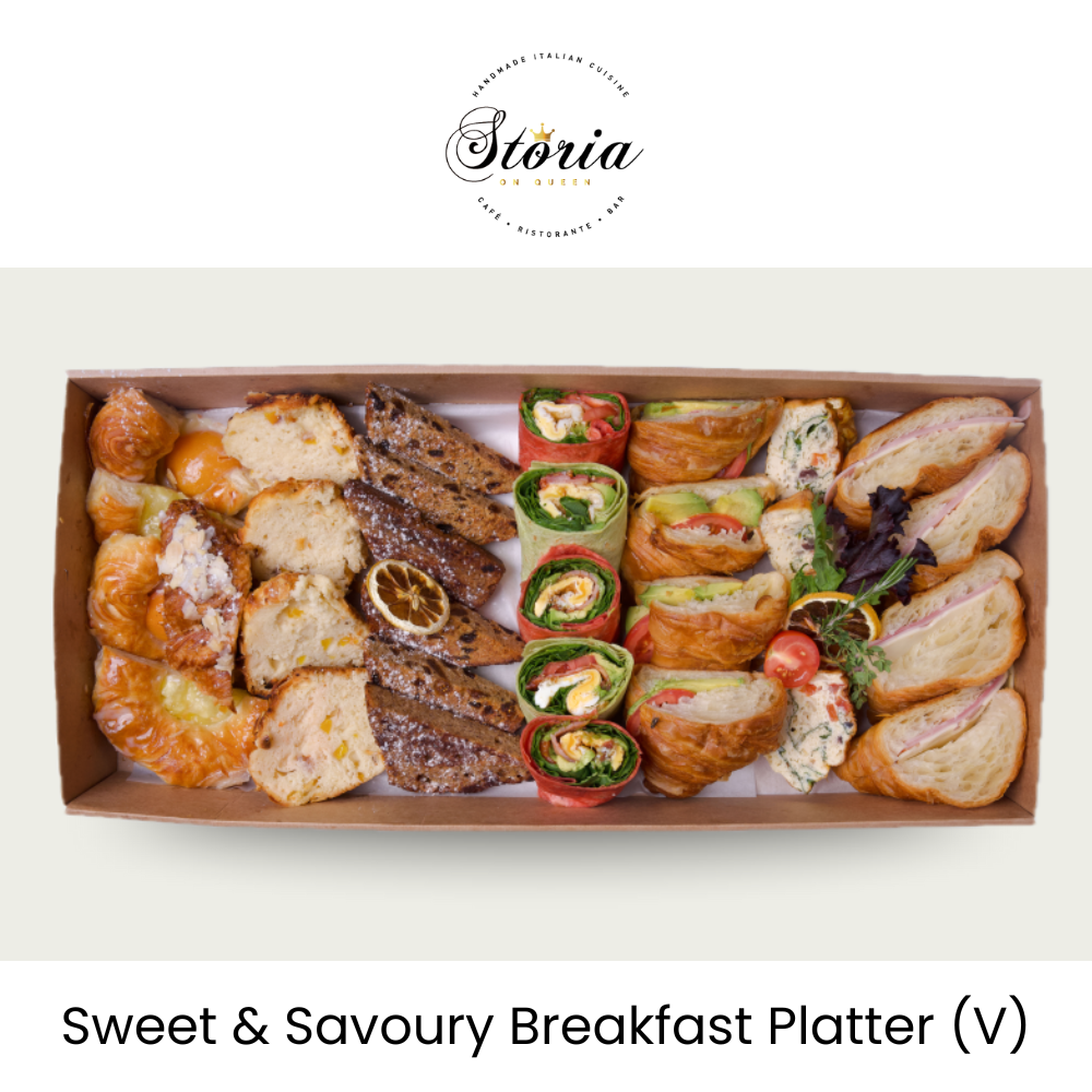 Breakfast platter at Storia on Queen in Brisbane CBD
