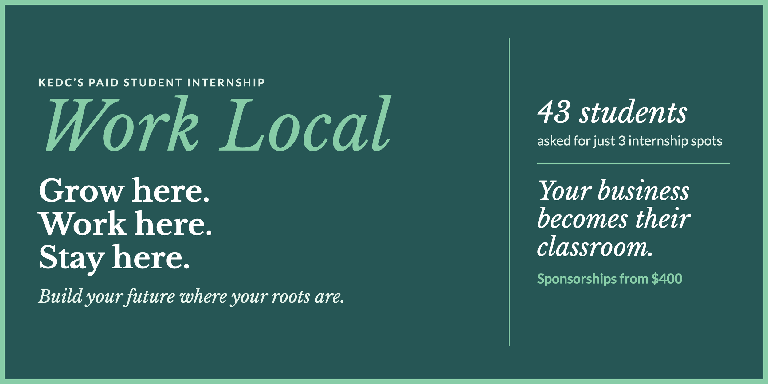 "Work Local," Kodiak's next workforce