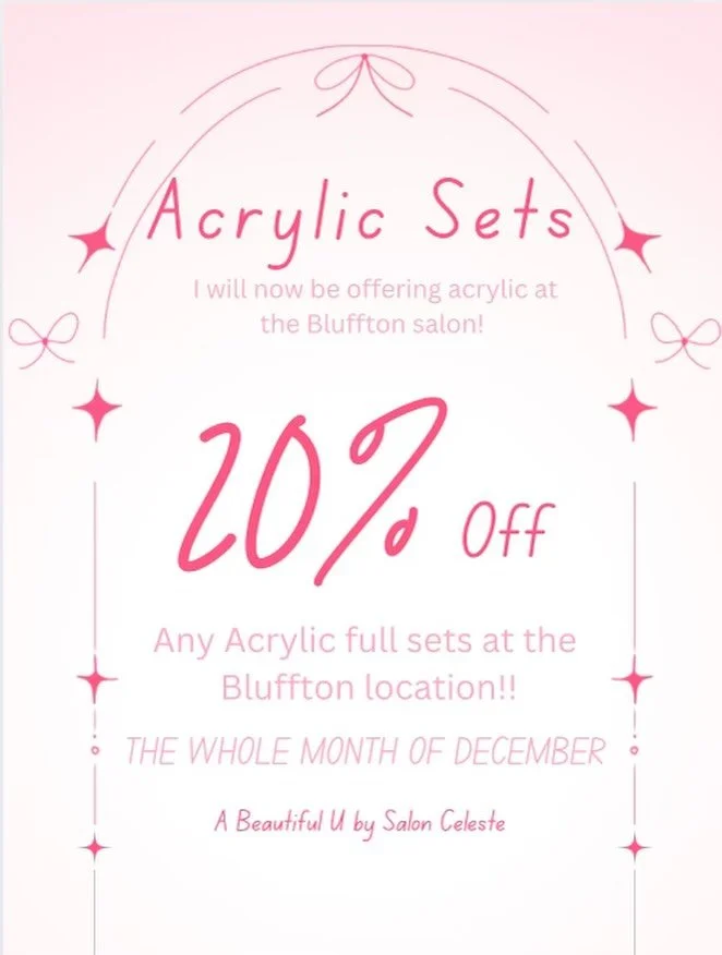 Very thankful for all of y&rsquo;all! Here&rsquo;s a small gift from your nail tech! - Mayra 💅🏼🤶🏼 To book a manicure or pedicure with Mayra, call (843) 295-7828 or visit salonceleste.org (Bluffton). @mayras.nails