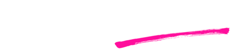 A digital illustration of a sparkle or starburst with pink, white, and blue colors.