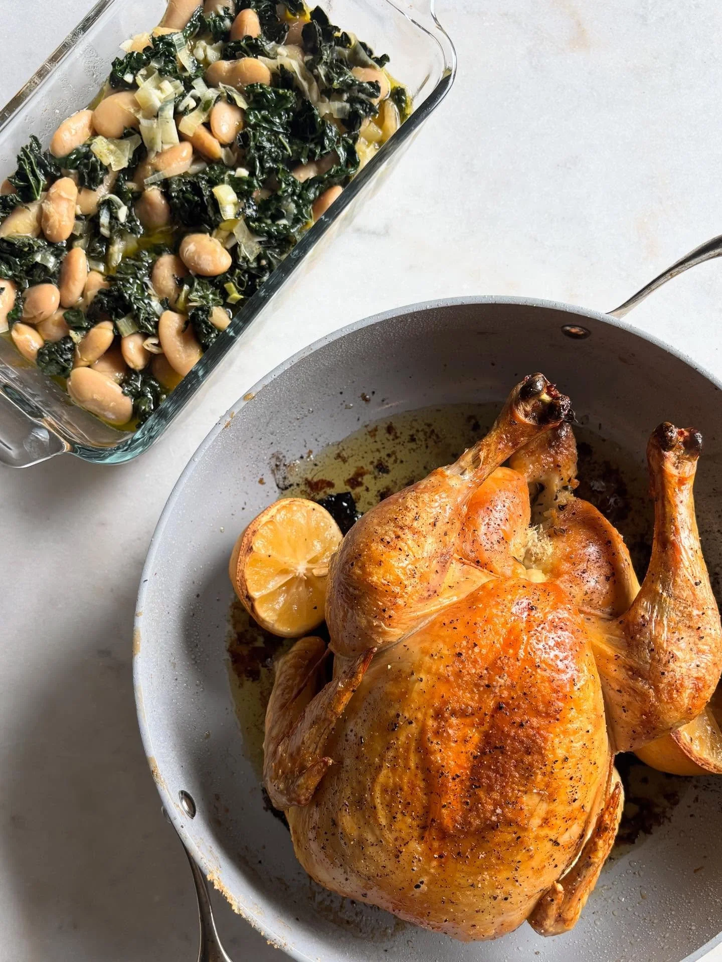 Beans, greens, and birds 🍁