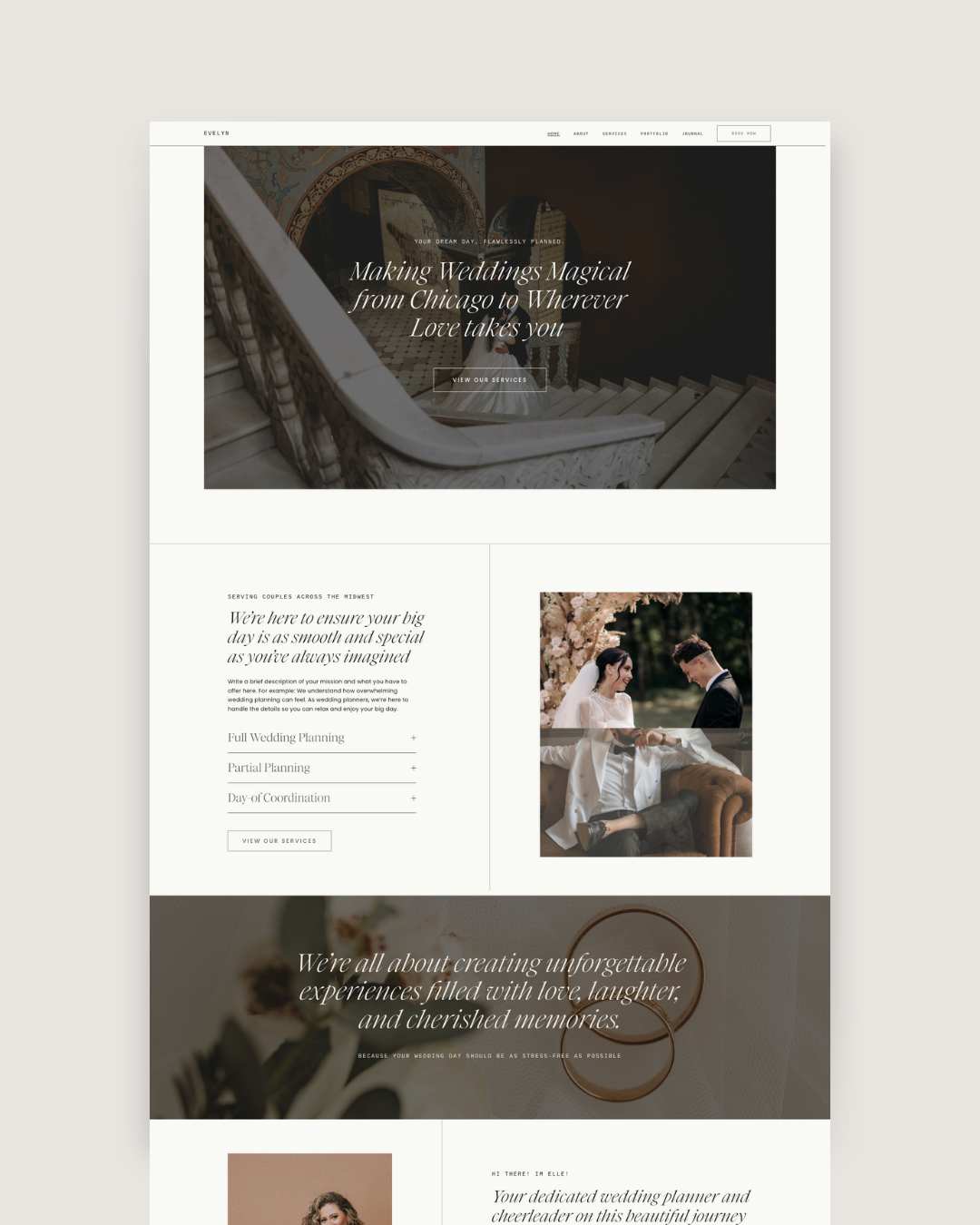 Premium Squarespace Website Templates for Wedding Professionals — Tila