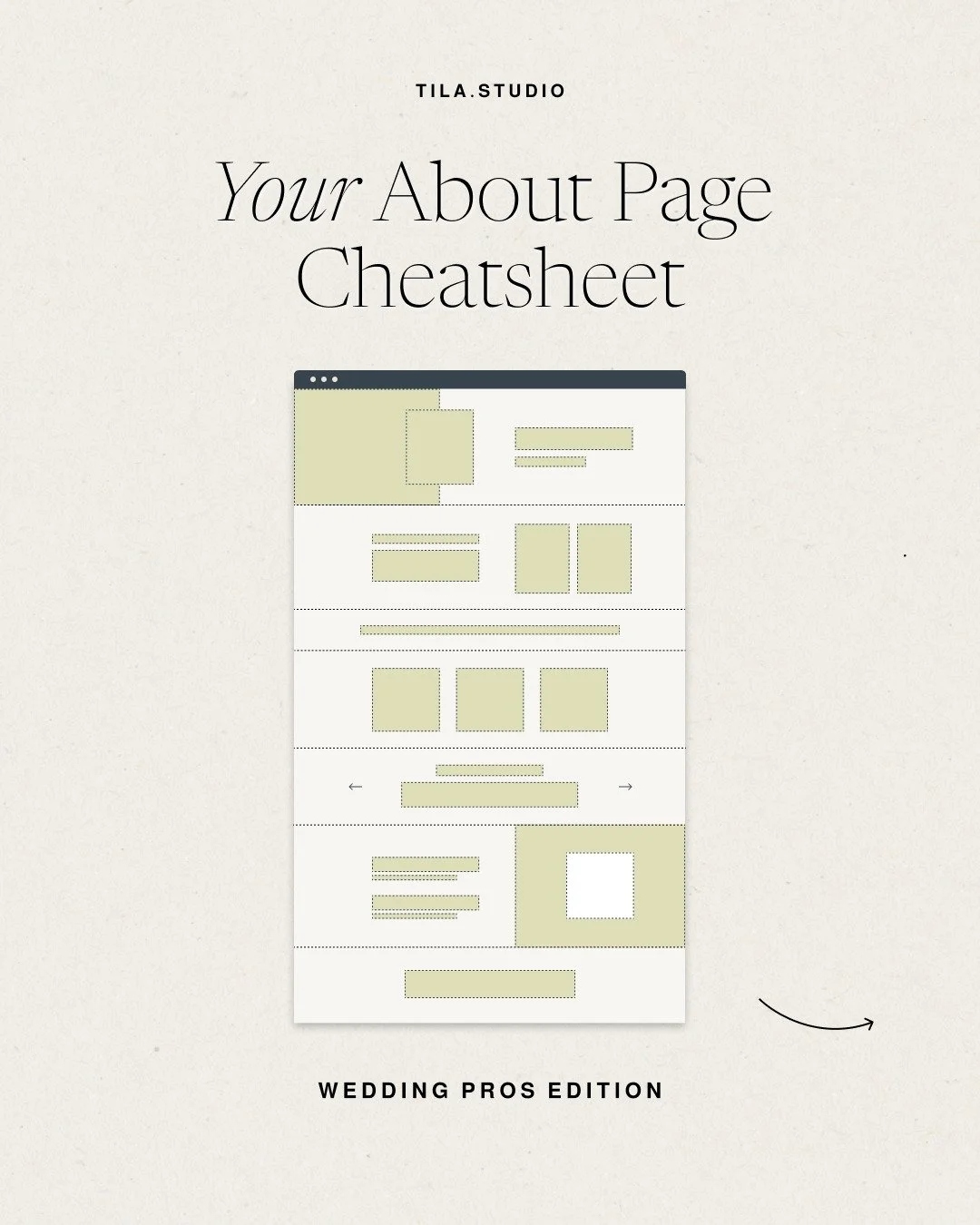A lot of the time, I see wedding pros struggling with their About page not knowing what to put in there, or just tossing in too much random info. 🙈

That&rsquo;s why I put together this About Page Cheatsheet so you never have to wonder again!

And i