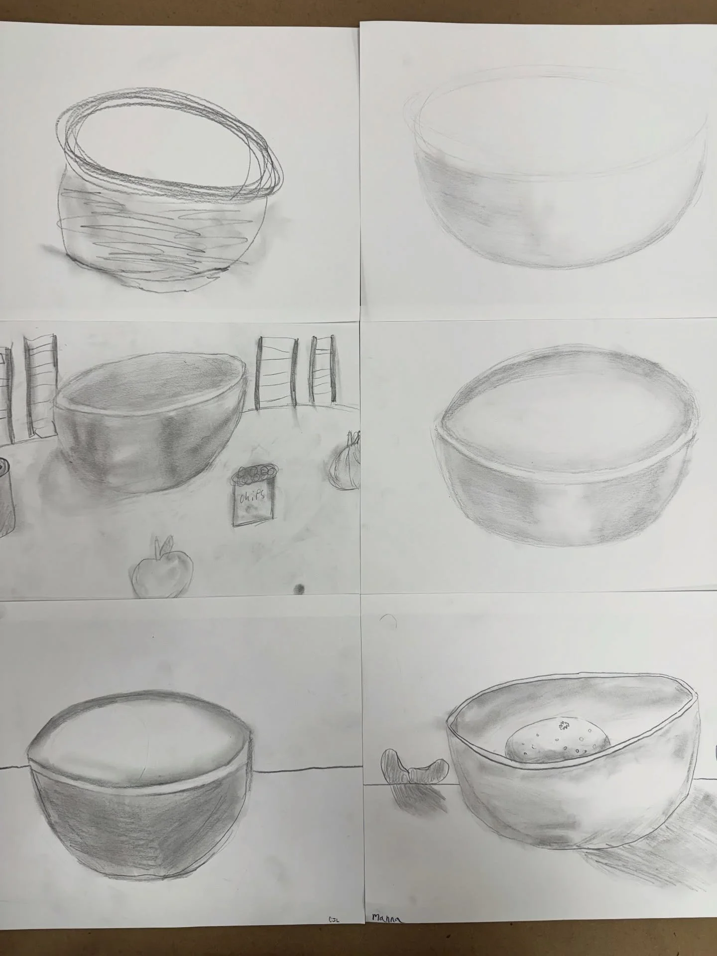 Oh how I love these Drawing Class tweens!!! Last night we practiced a little ghosting, shading, and observational drawing. 

The kids were so cute, they were all so proud that they had parents snap photos of their drawings to show off to friends!!

P
