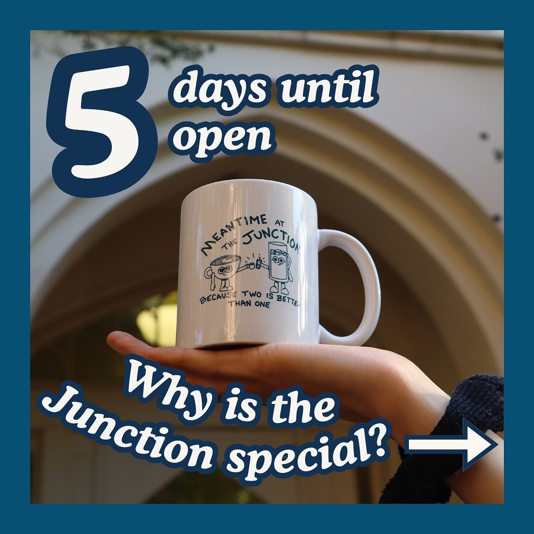 Meantime&rsquo;s second location, Meantime at the Junction, opens in FIVE DAYS!! ⏳☕️💙5️⃣

This week as we count down to our new cafe, we&rsquo;ll be releasing information on grand opening, special deals, and more! Follow along to stay up to date!