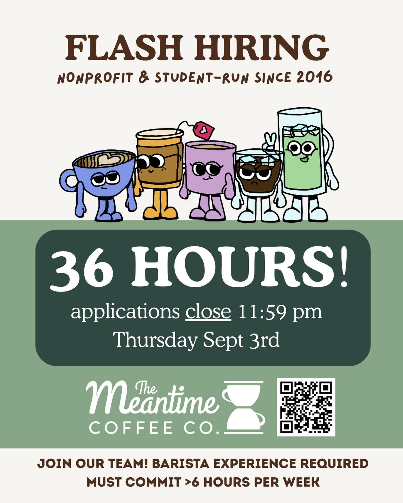 WE ARE FLASH HIRING!!
Applications are due 11:59pm TOMORROW 
Apply here: https://docs.google.com/forms/d/e/1FAIpQLScfs6kRcppIRl1wiok1AtzvUzivgIXuWAxt5Uoe0kZIWtkU4Q/viewform