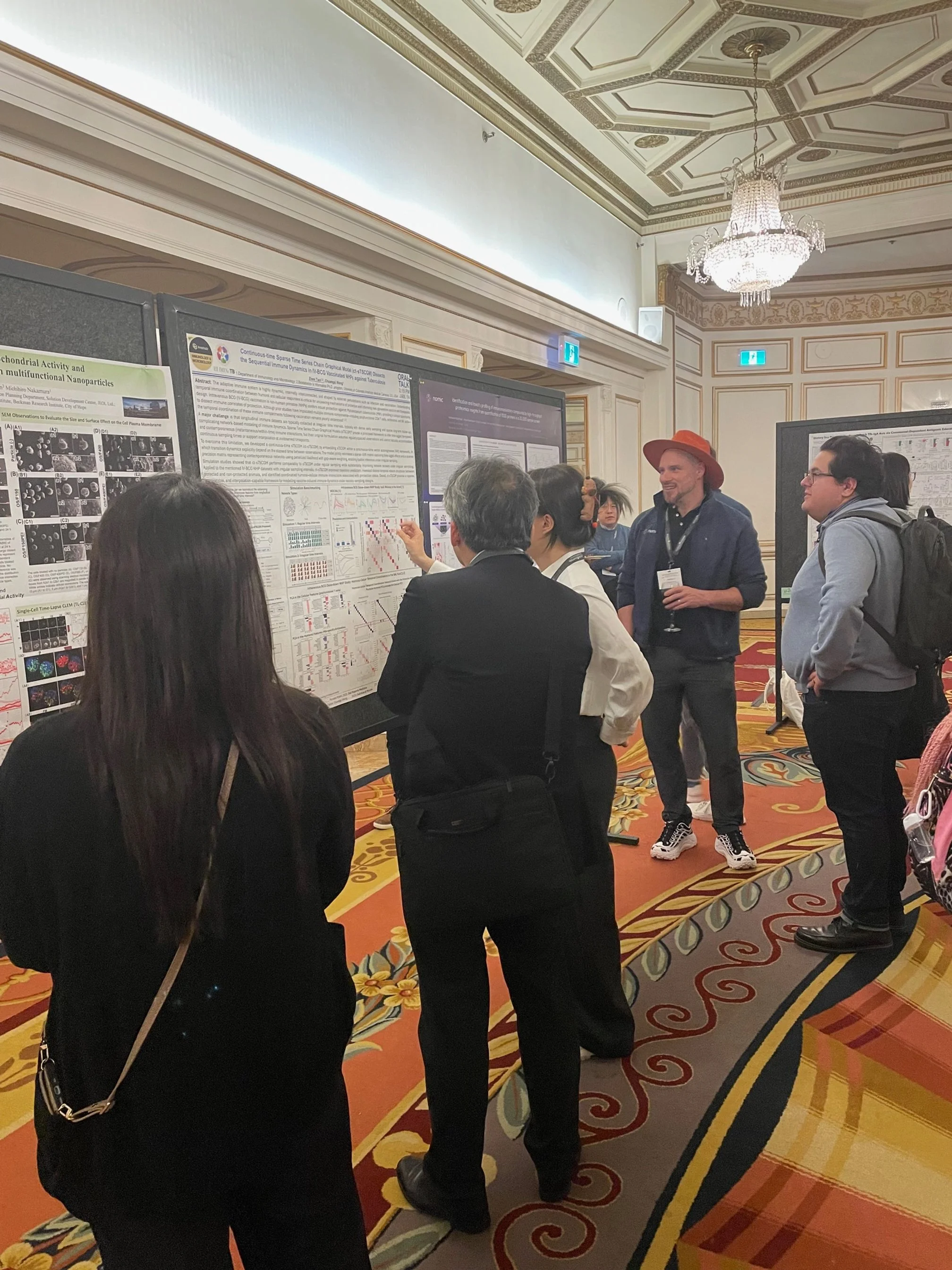 Ziwei's poster presentation in Systems Immunology Keystone Symposium