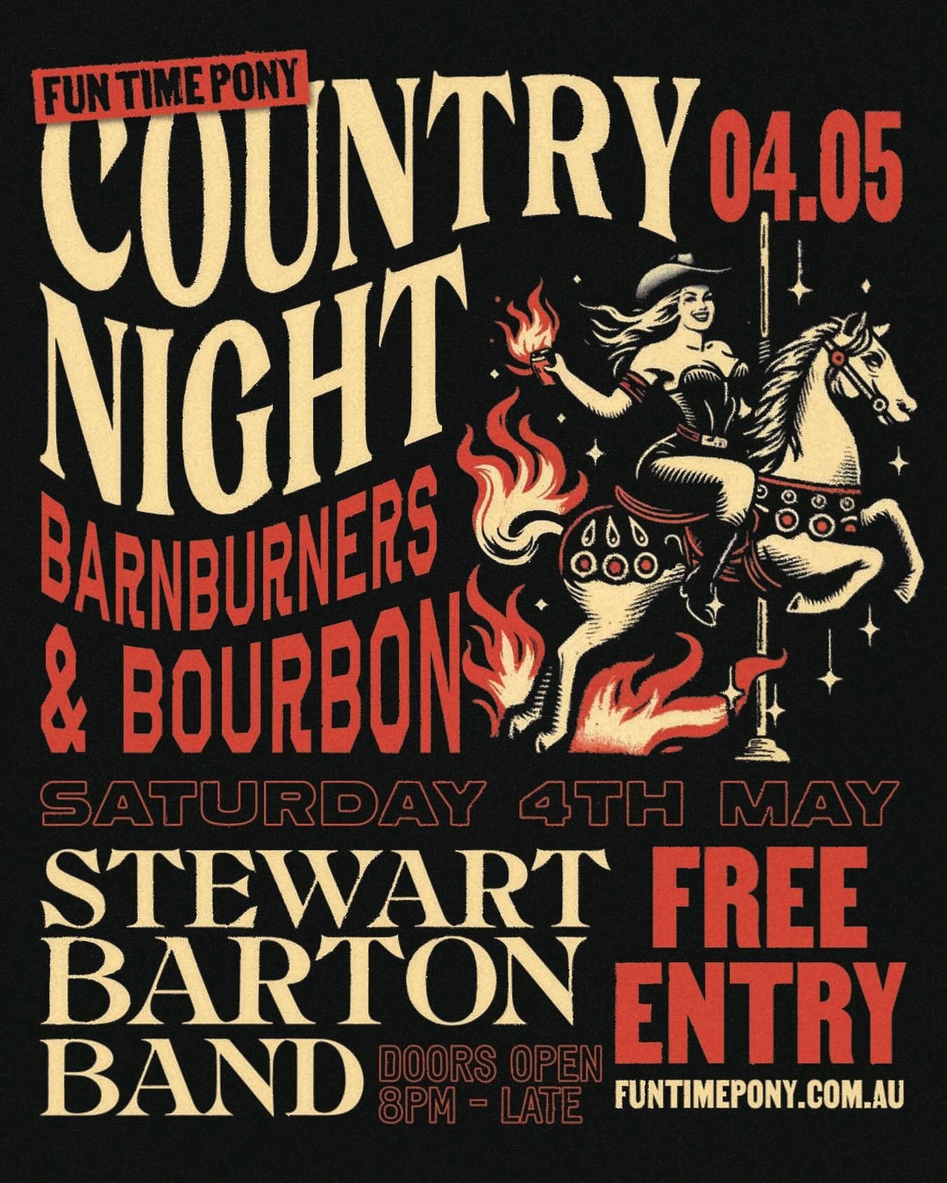 save a pony ride a cowboy 🐴🤠🌵

@stewartbartonofficial playing nothing but the best country songs til late so dust off those boots and come grab a whiskey
