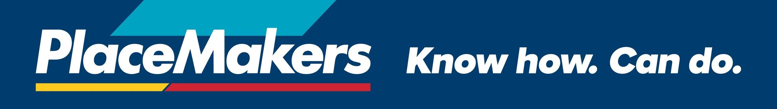 Logo of PlaceMakers with the tagline 'Know how. Can do.'