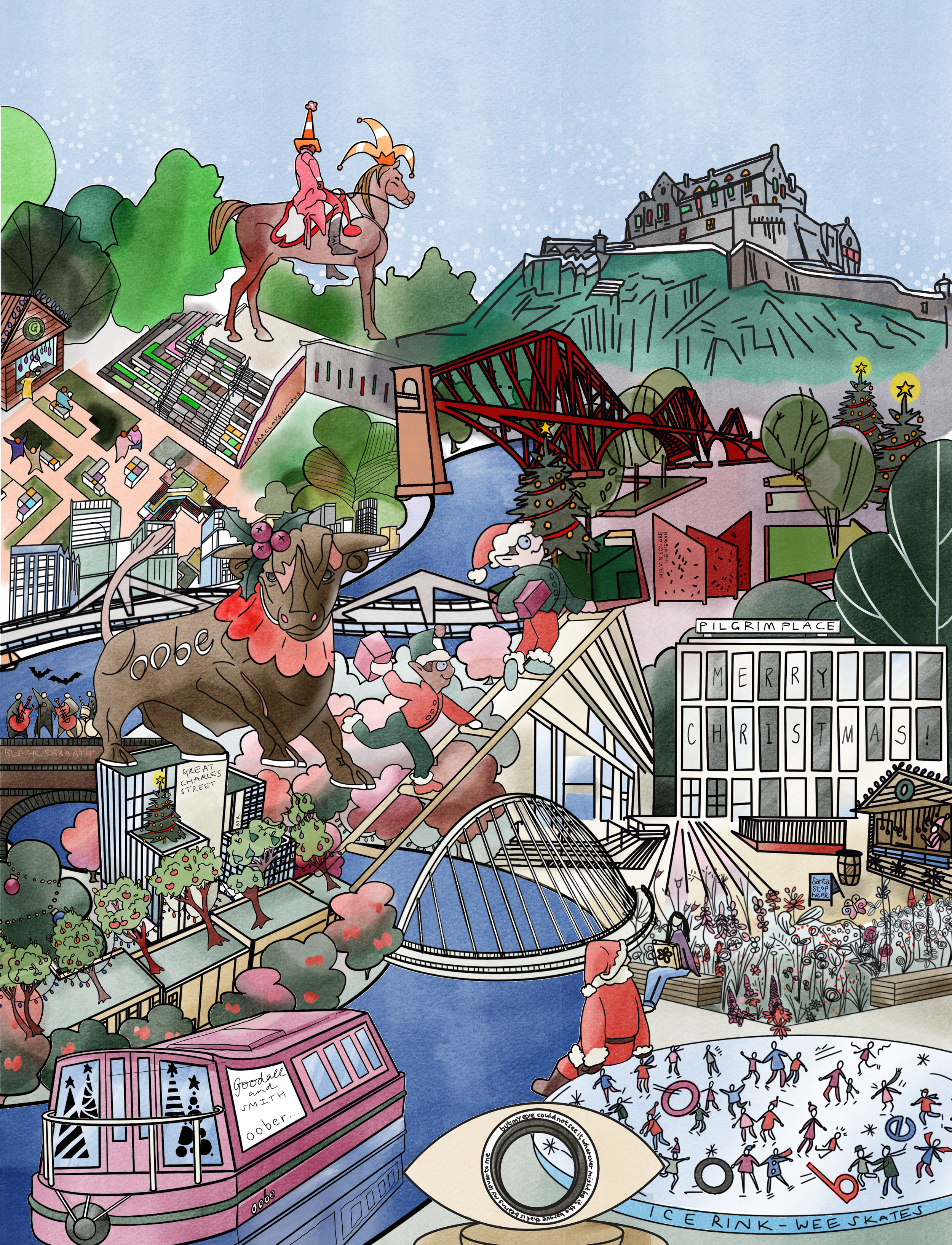 Great Charles Street, Springside McEwan, Beco Dragonfly, Yorkhill Quay, Pilgrim Place and Littlehaven