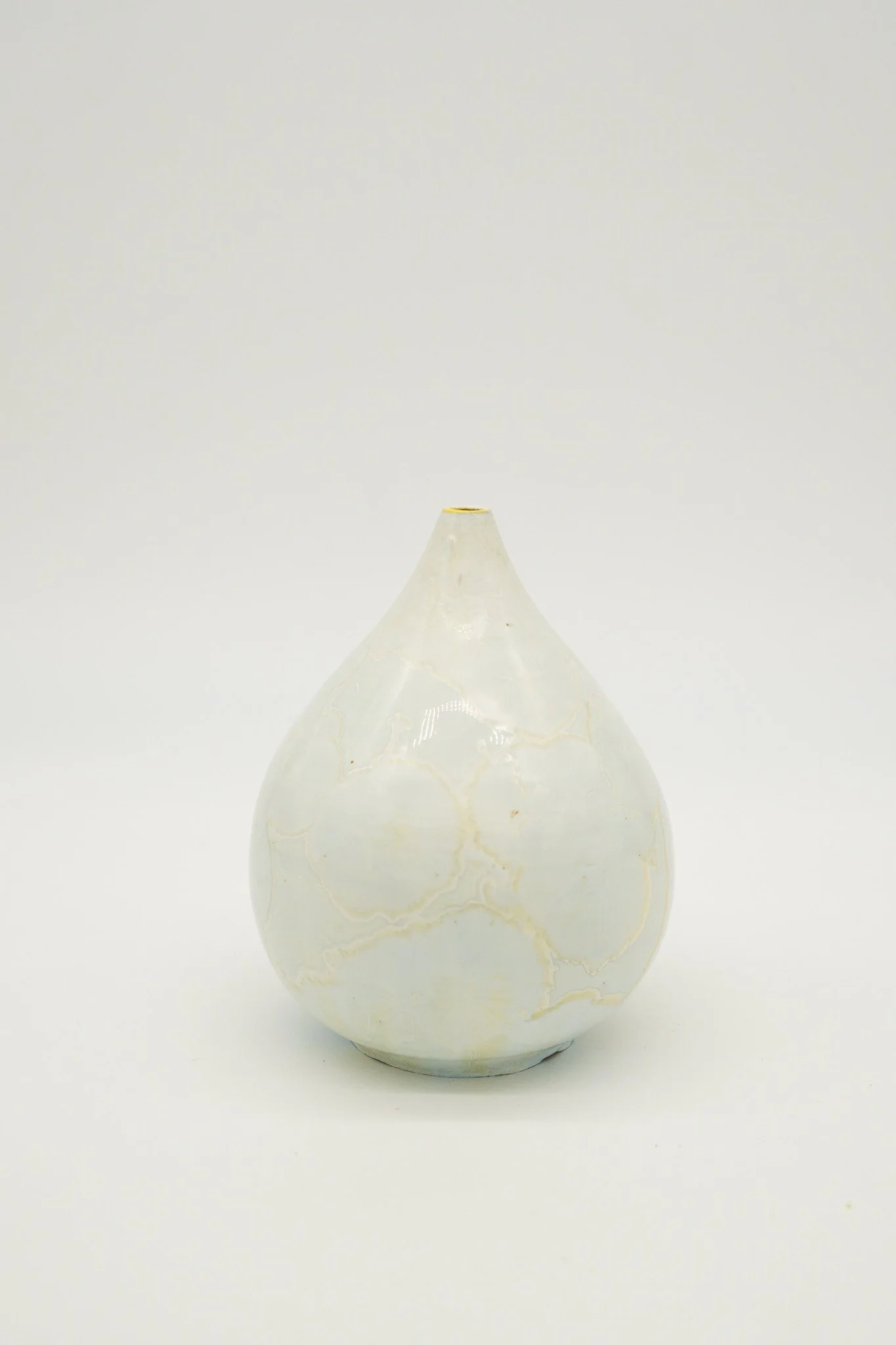 Vase kristall weiß