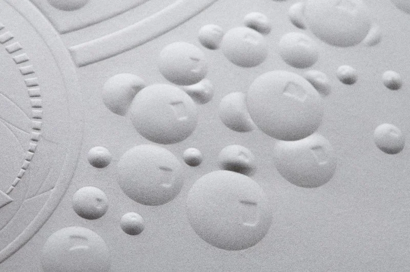 Detail Blindprägung