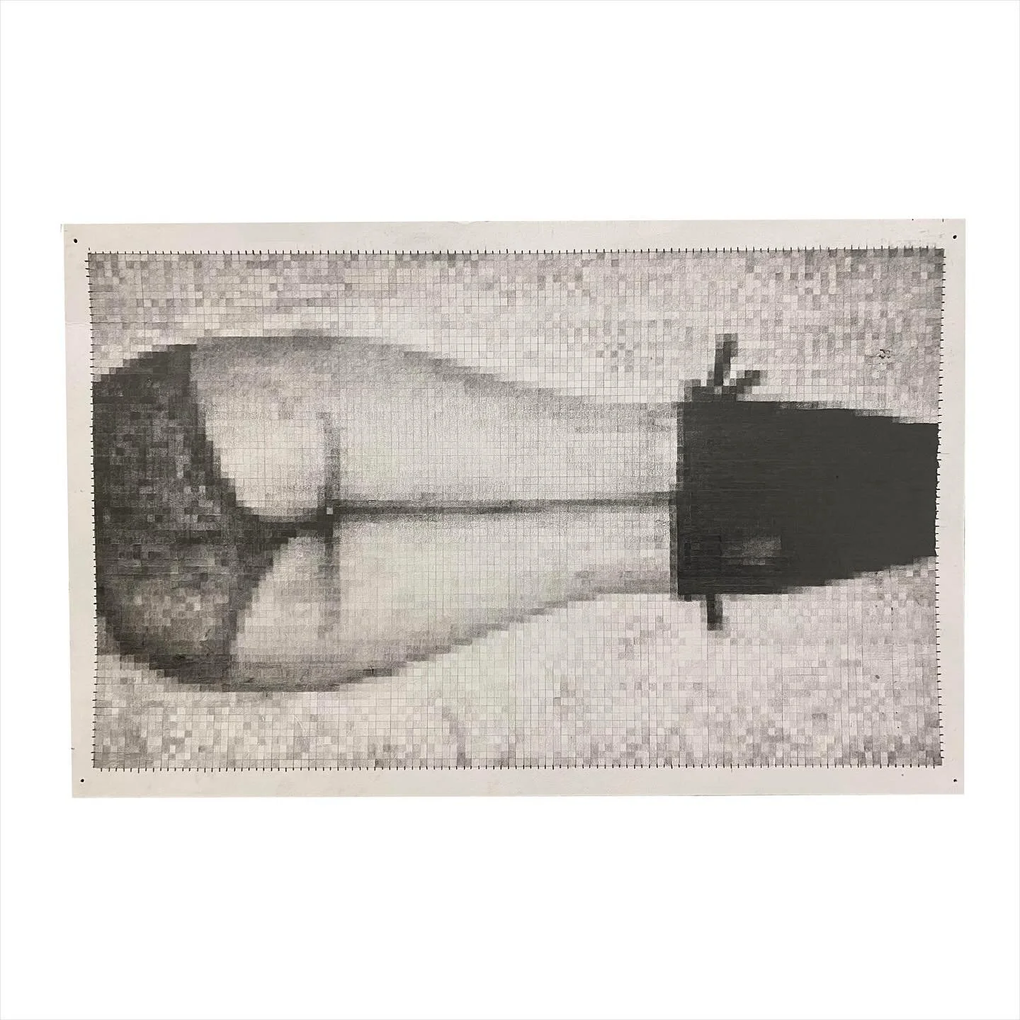 Untitled (&euro;175) by @ameliep_art is available through @thesuperarts gallery - DM or link in bio. Am&eacute;lie Puddicombe is a 21 year old BA Fine Art student at Goldsmiths University of London. &lsquo;My work explores femininity through notions 