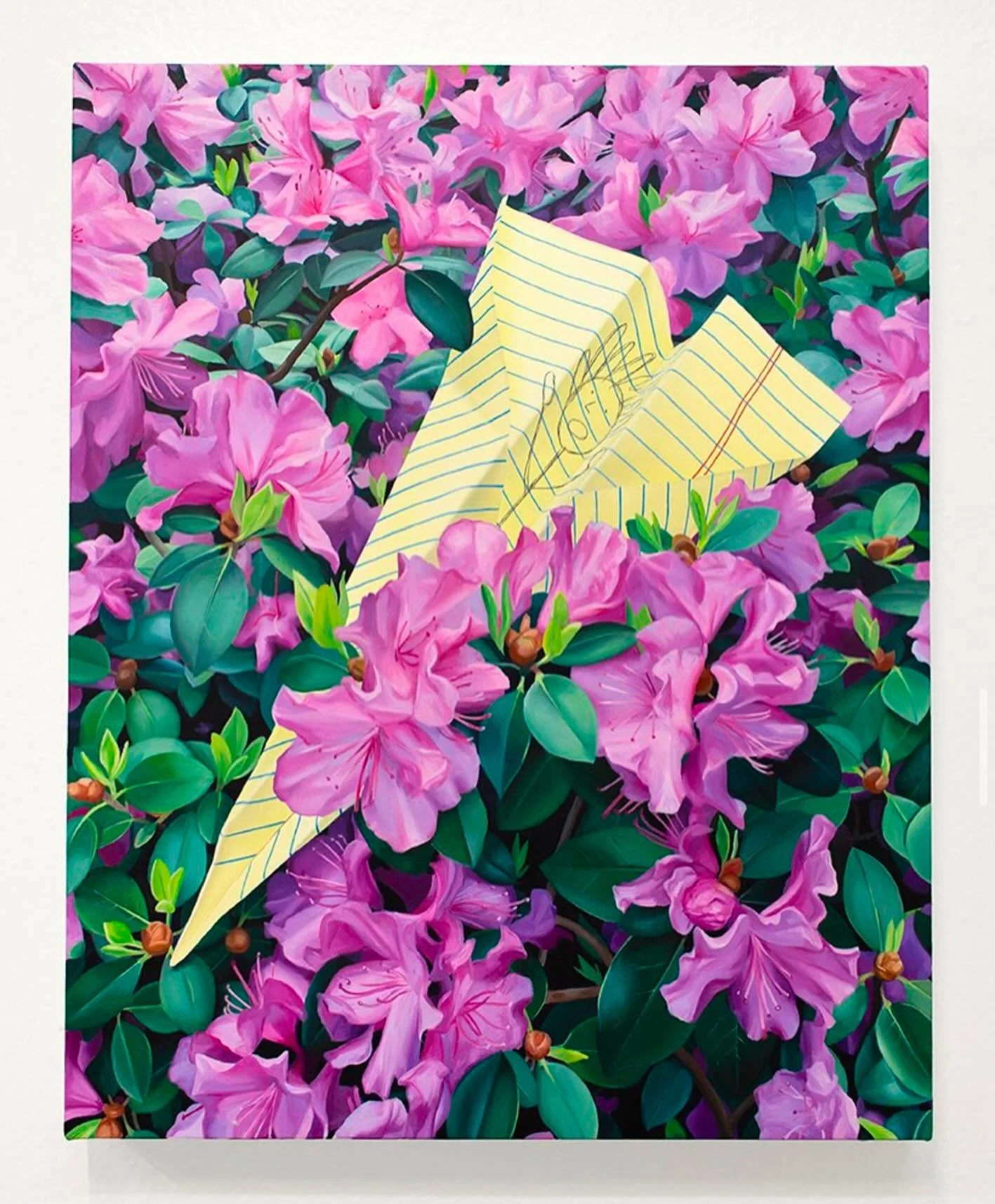 Crash Landing
Oil on canvas over panel @sarasuppan 
.
.
.
.
.
.
.
#painting #contemporaryart #contemporarypainting #artfeature #artistfeature