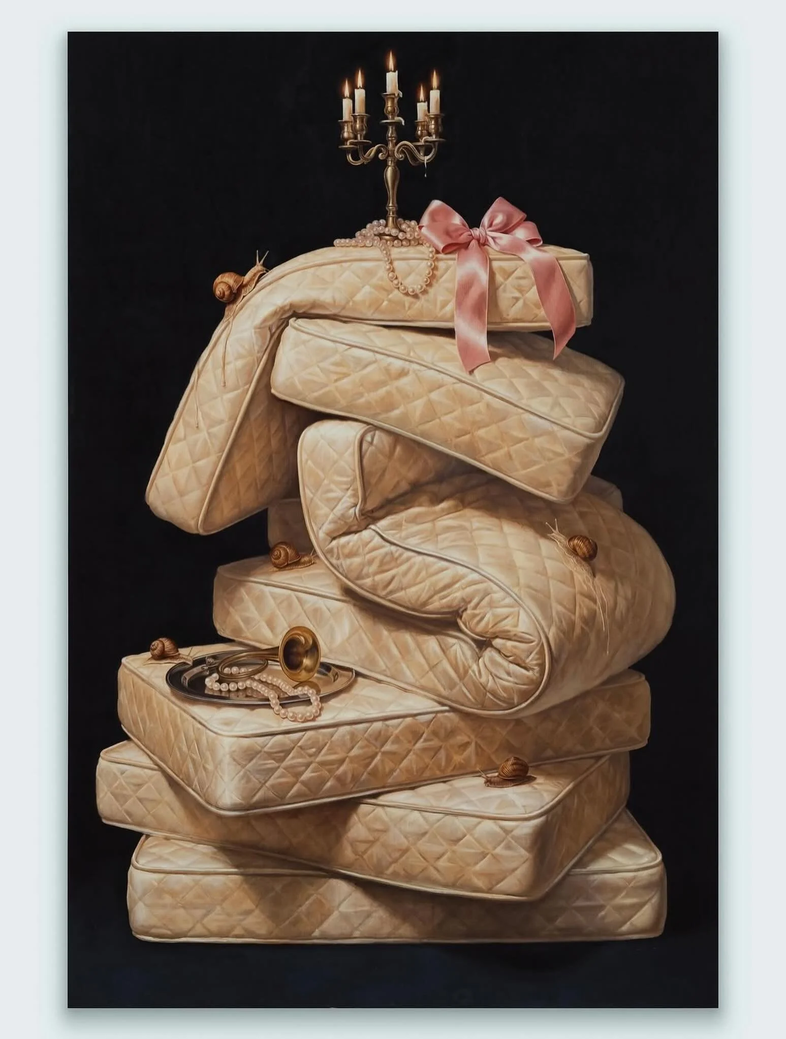 Giselle by @smalling_studio
.
.
.
.
.
.
.
.
#contemporarypainting #contemporaryartwork #contemporarypaintings #oilpainting #featuredartist