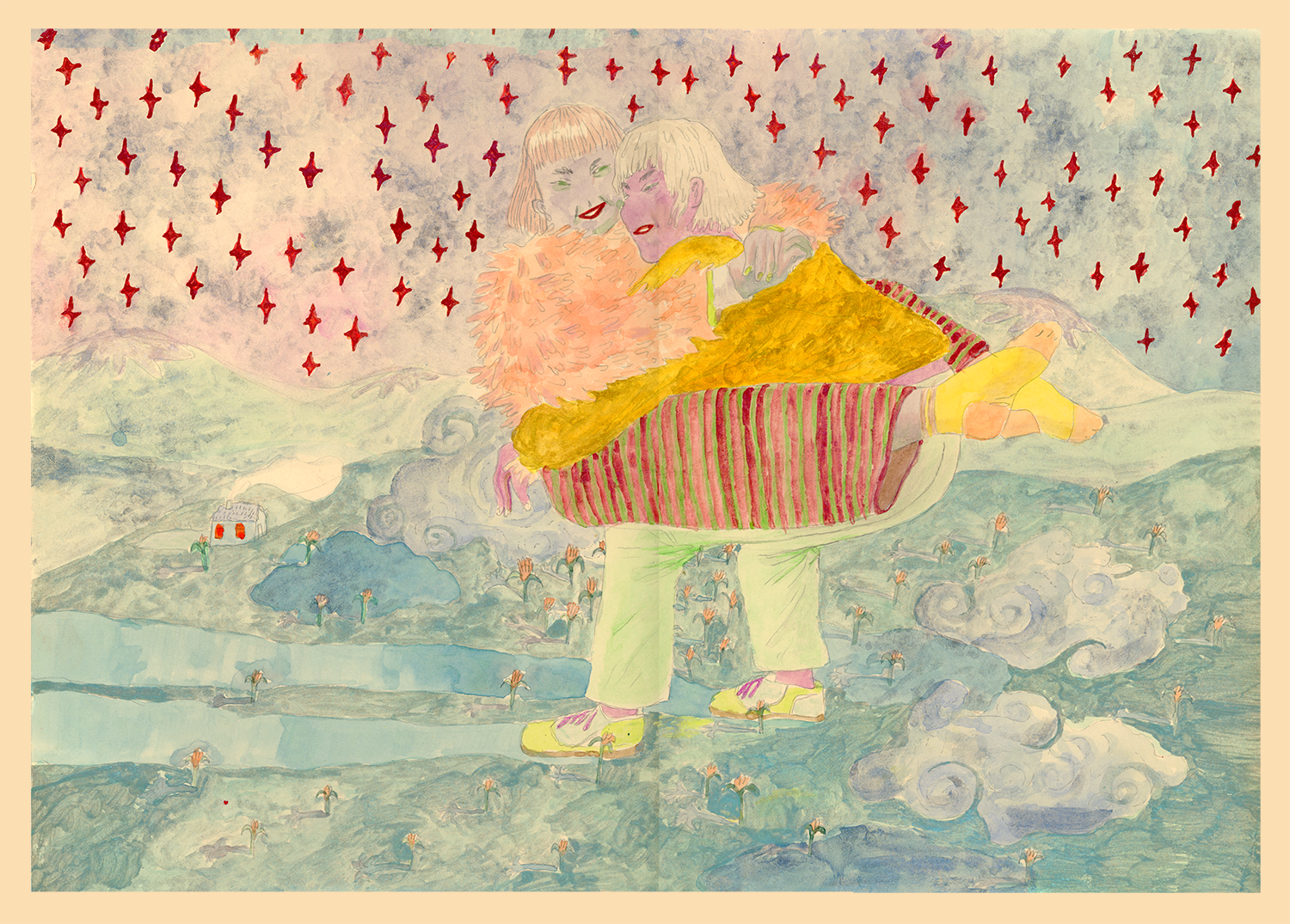 Mystical magical / '23 / Watercolor on paper