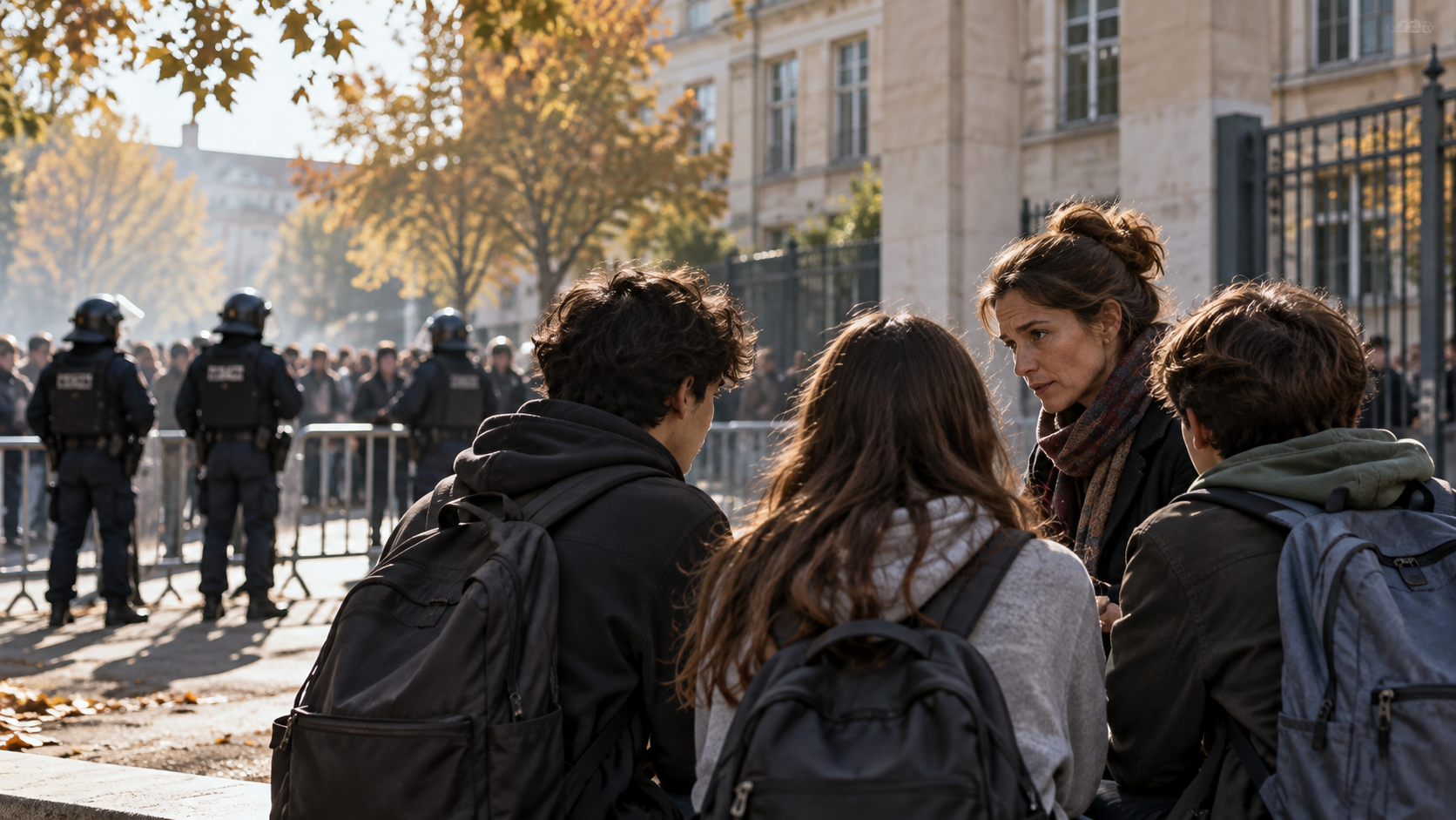 Violences autour des lycées en France : policiers agressés, élèves blessés, quelles séquelles pour l’apprentissage ?
